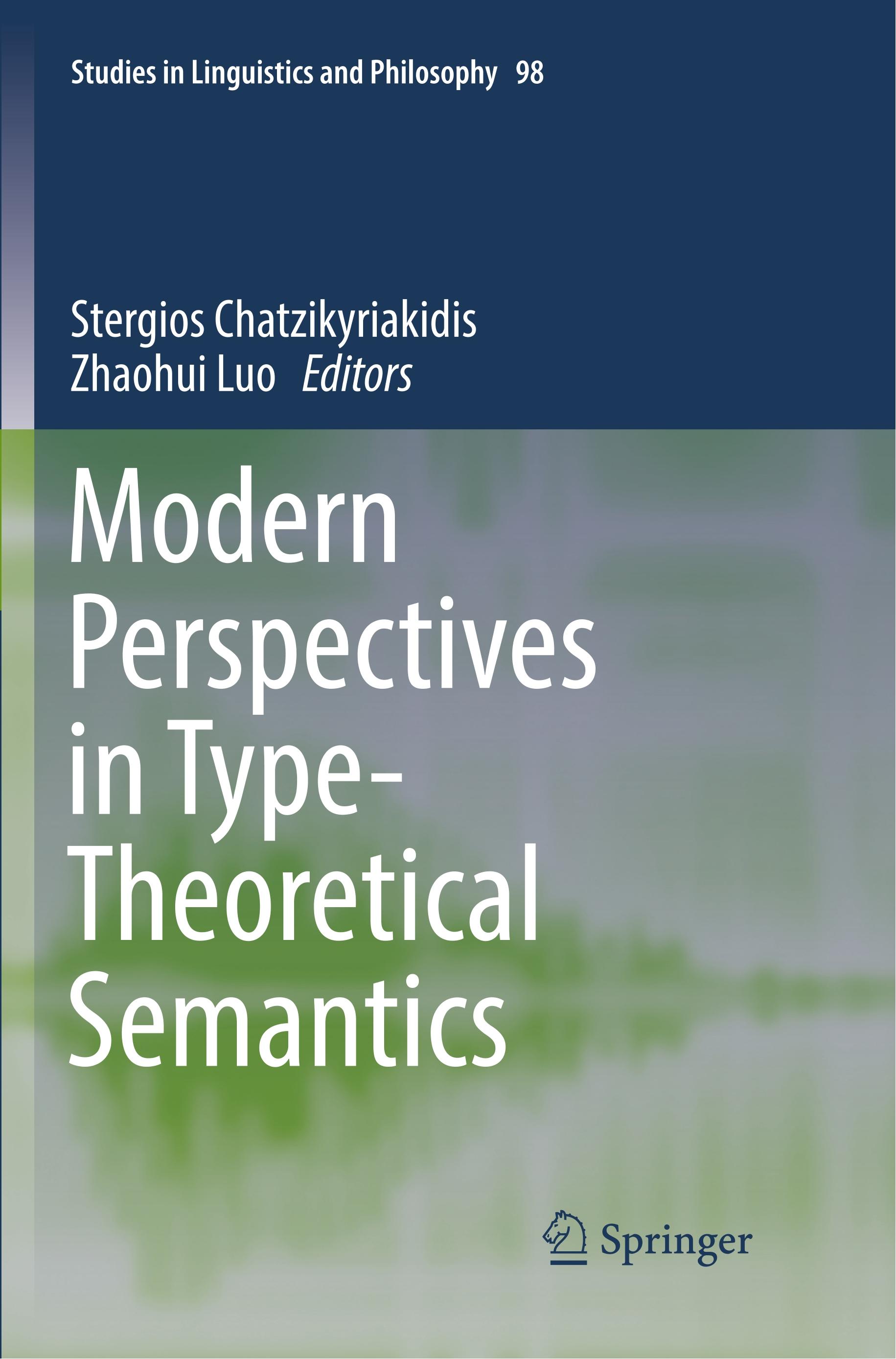 Modern Perspectives in Type-Theoretical Semantics