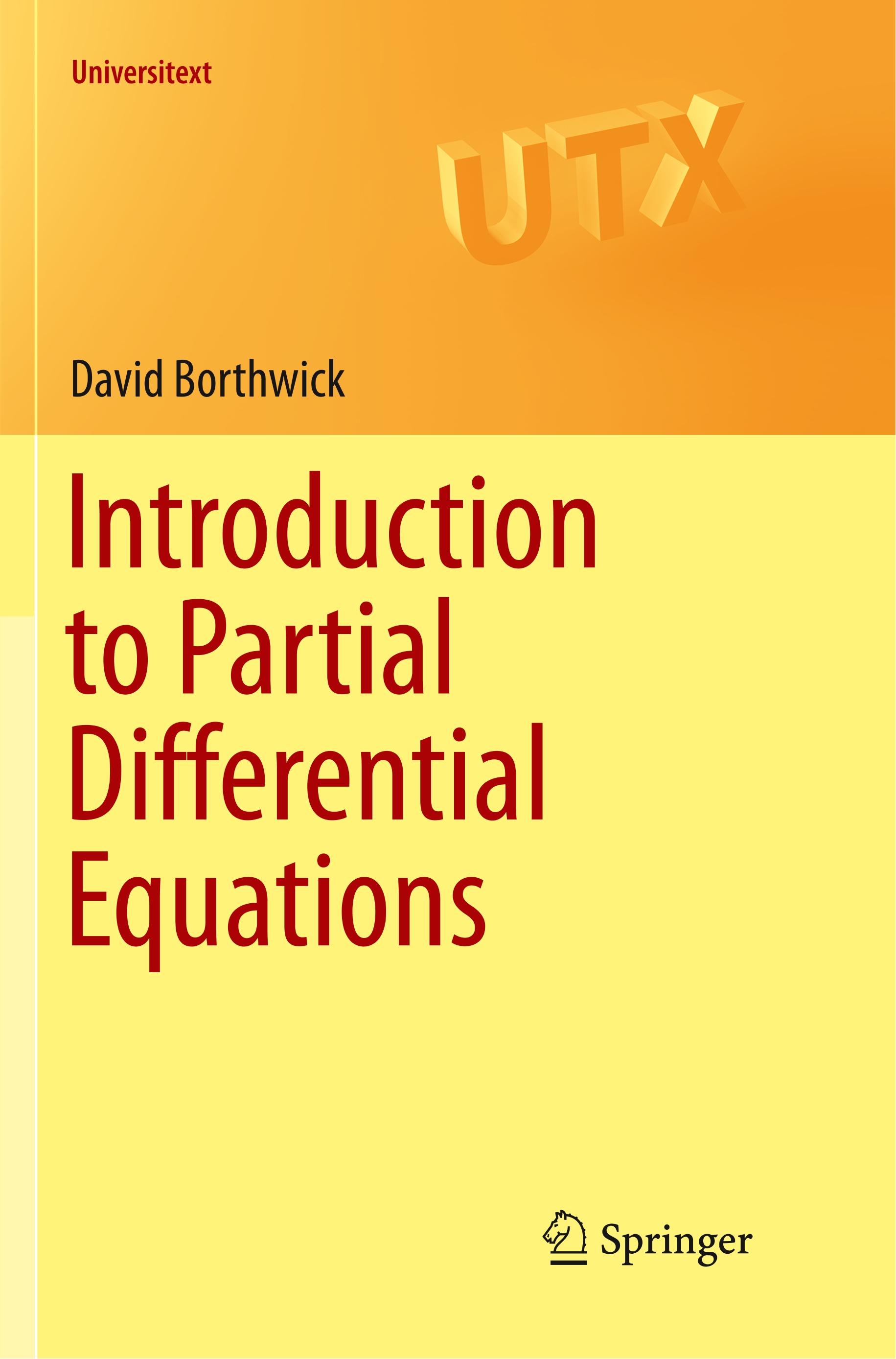 Introduction to Partial Differential Equations