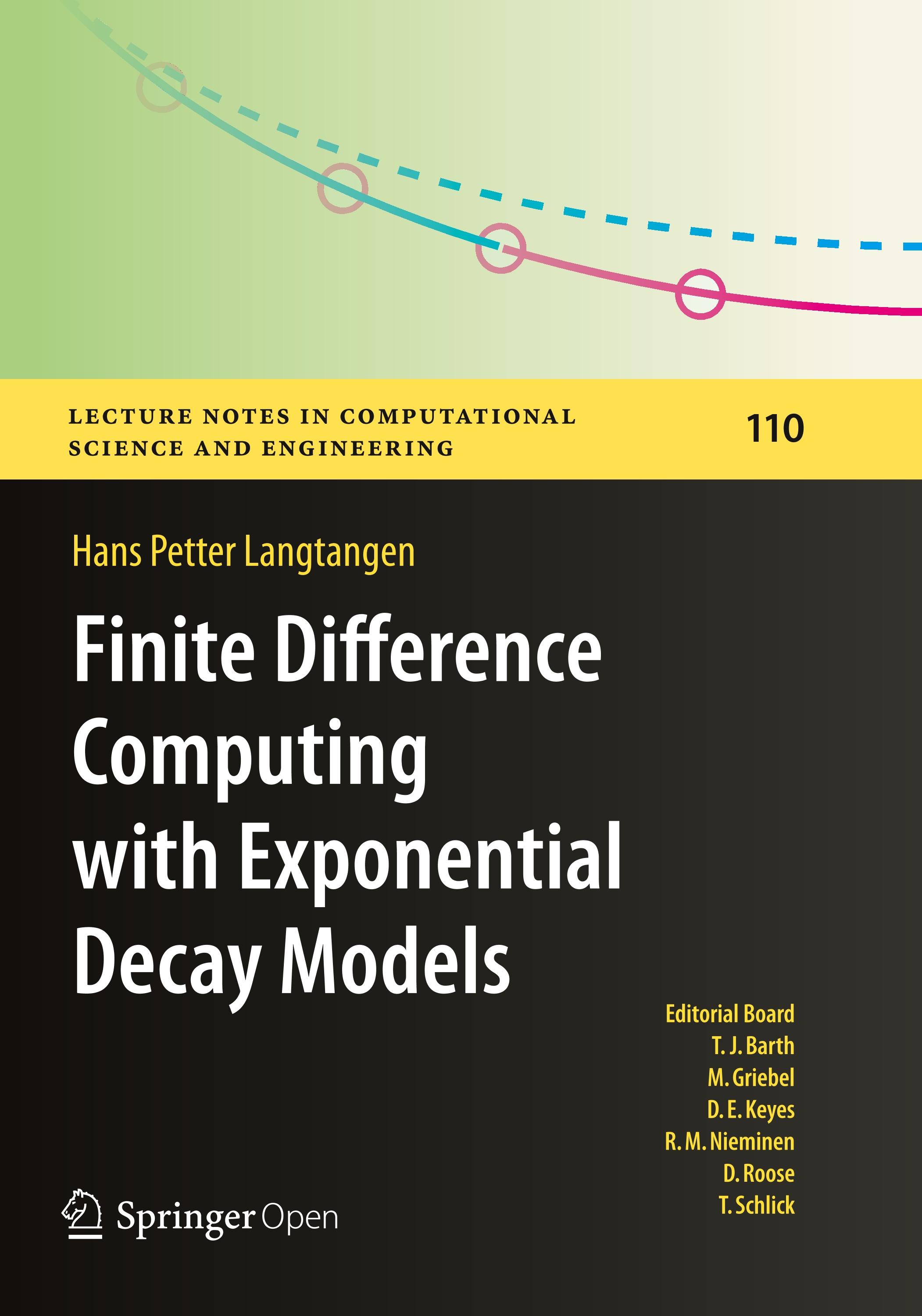 Finite Difference Computing with Exponential Decay Models