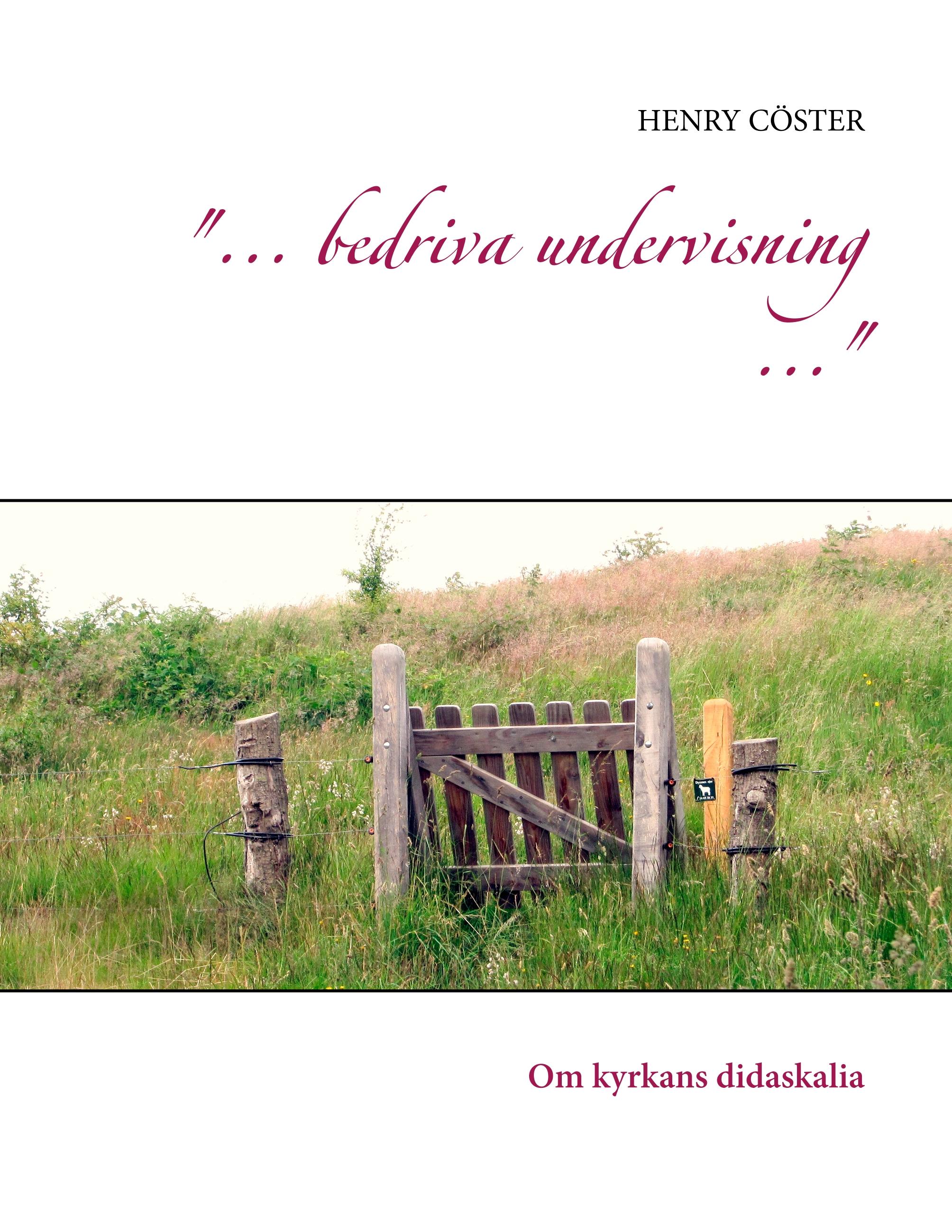 "... bedriva undervisning ..."