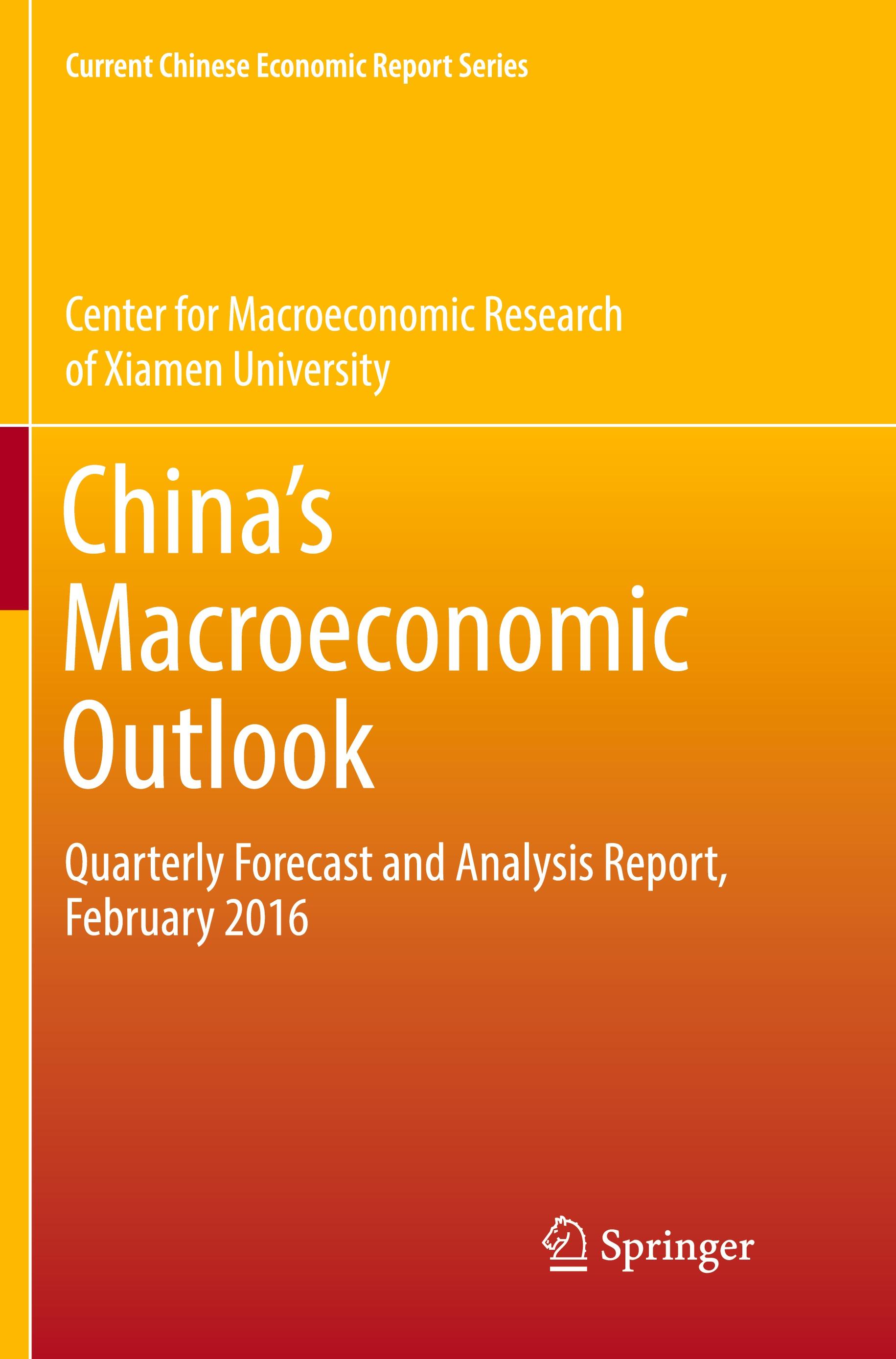 China¿s Macroeconomic Outlook