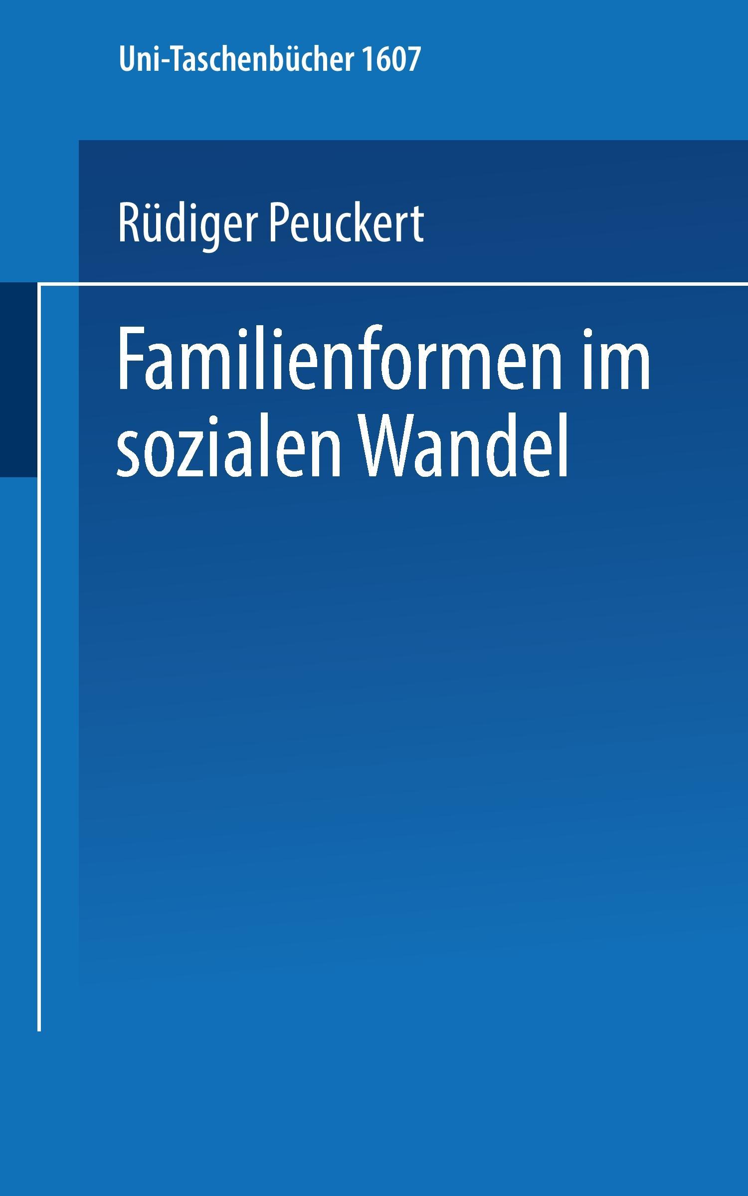 Familienformen im sozialen Wandel