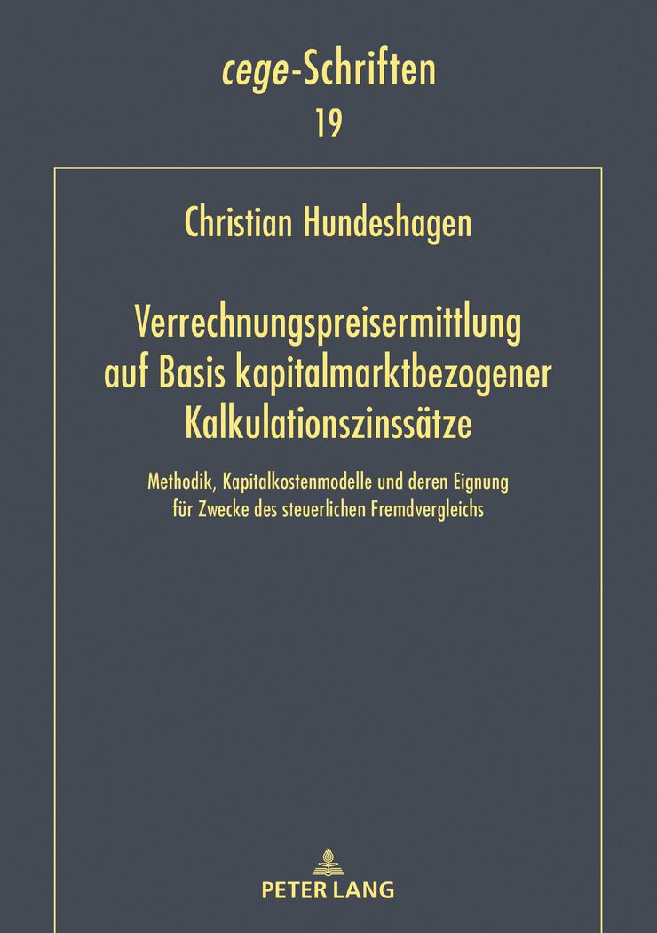 Verrechnungspreisermittlung auf Basis kapitalmarktbezogener Kalkulationszinssätze