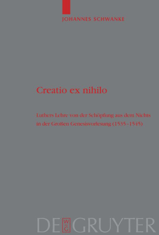 Creatio ex nihilo