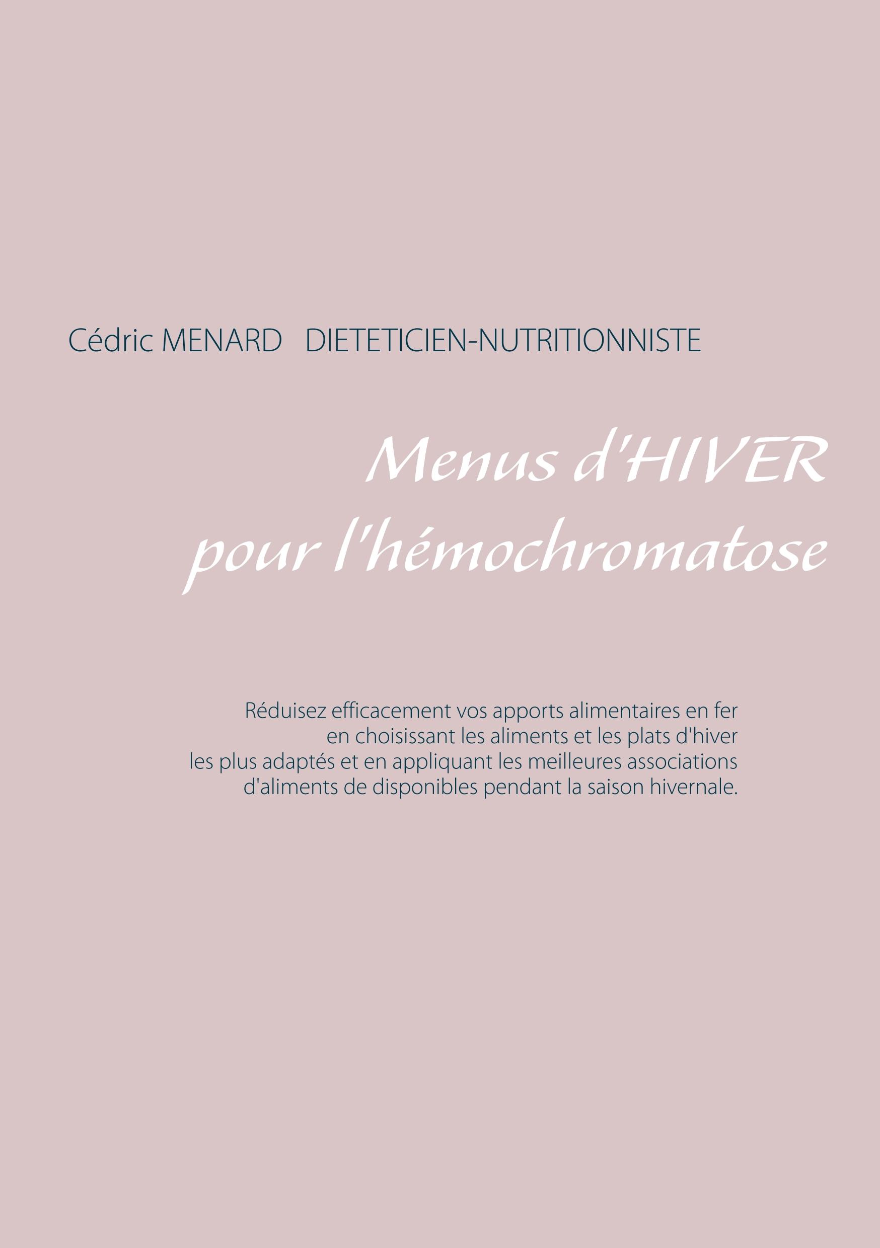 Menus d'hiver pour l'hémochromatose