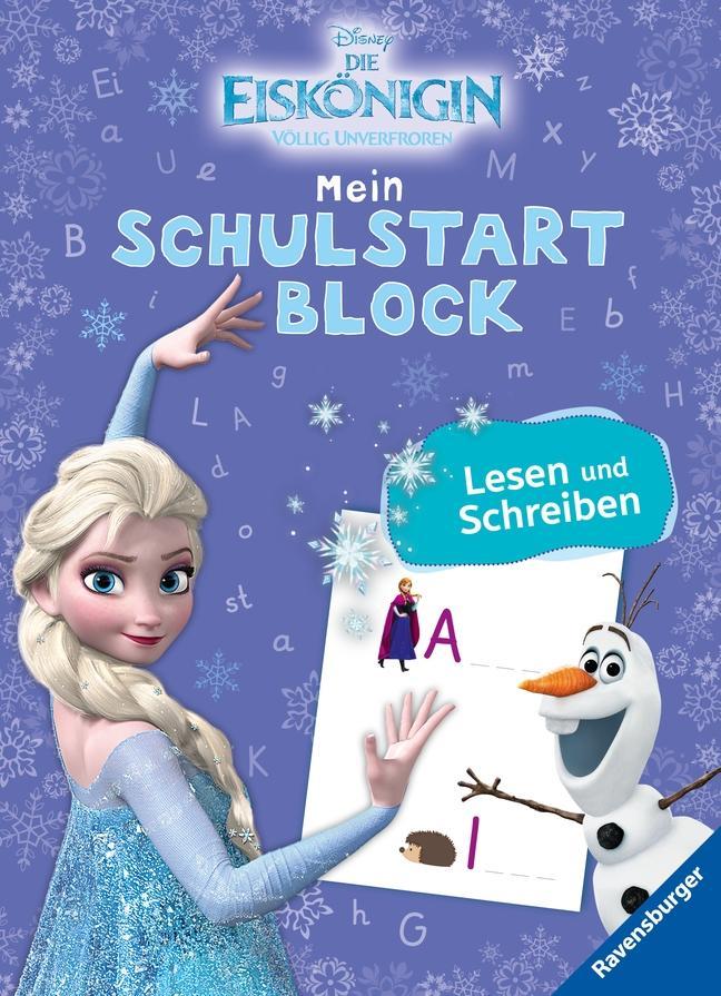 Disney Die Eiskönigin Mein Schulstartblock: Lesen und Schreiben