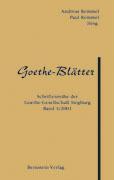 Goethe-Blätter