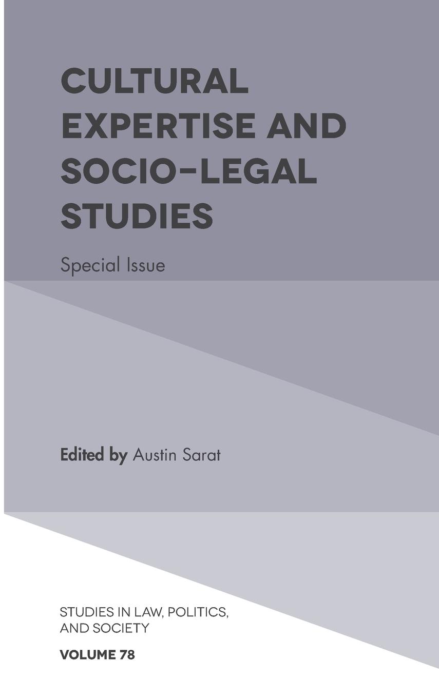 Cultural Expertise and Socio-Legal Studies