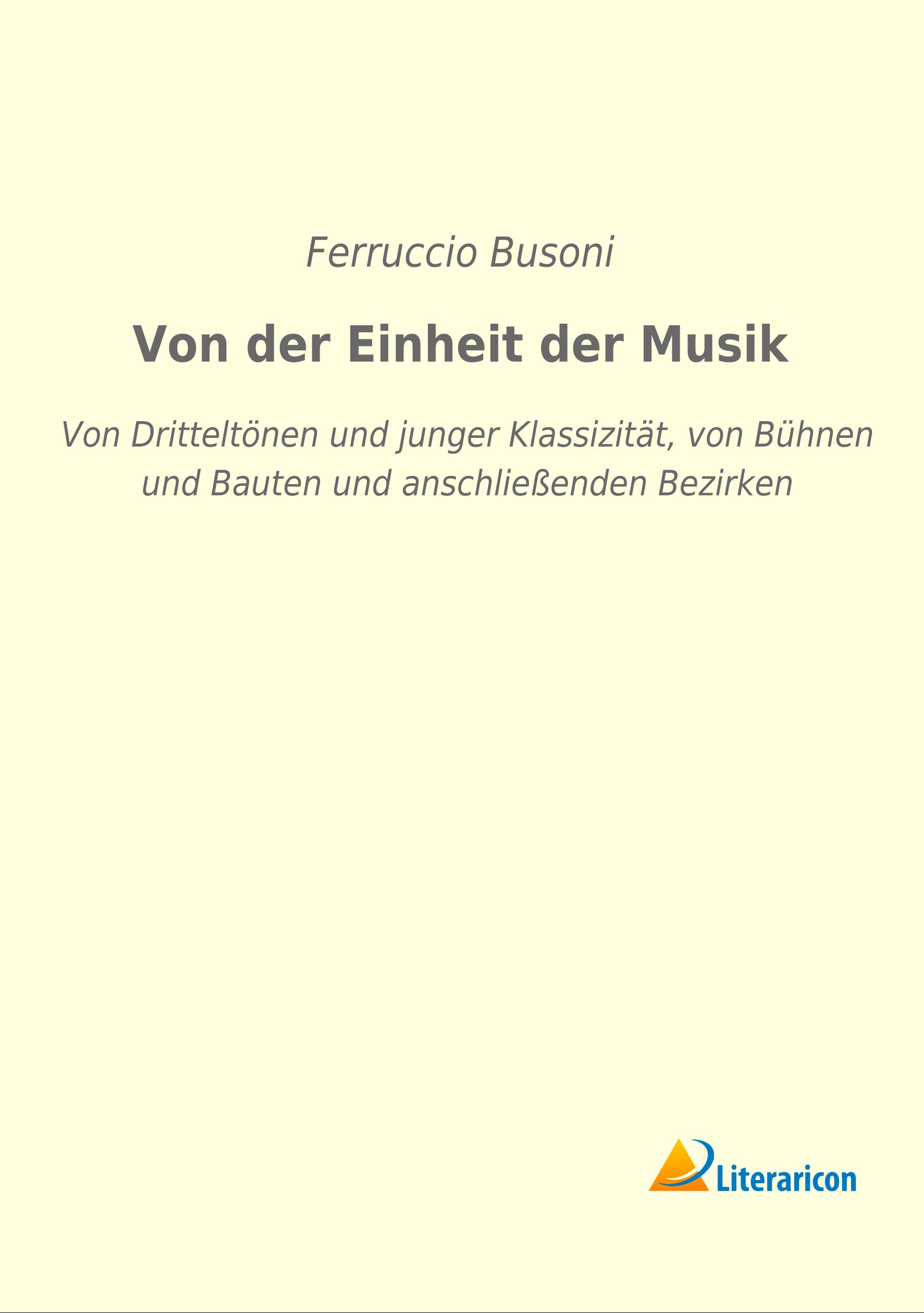 Von der Einheit der Musik