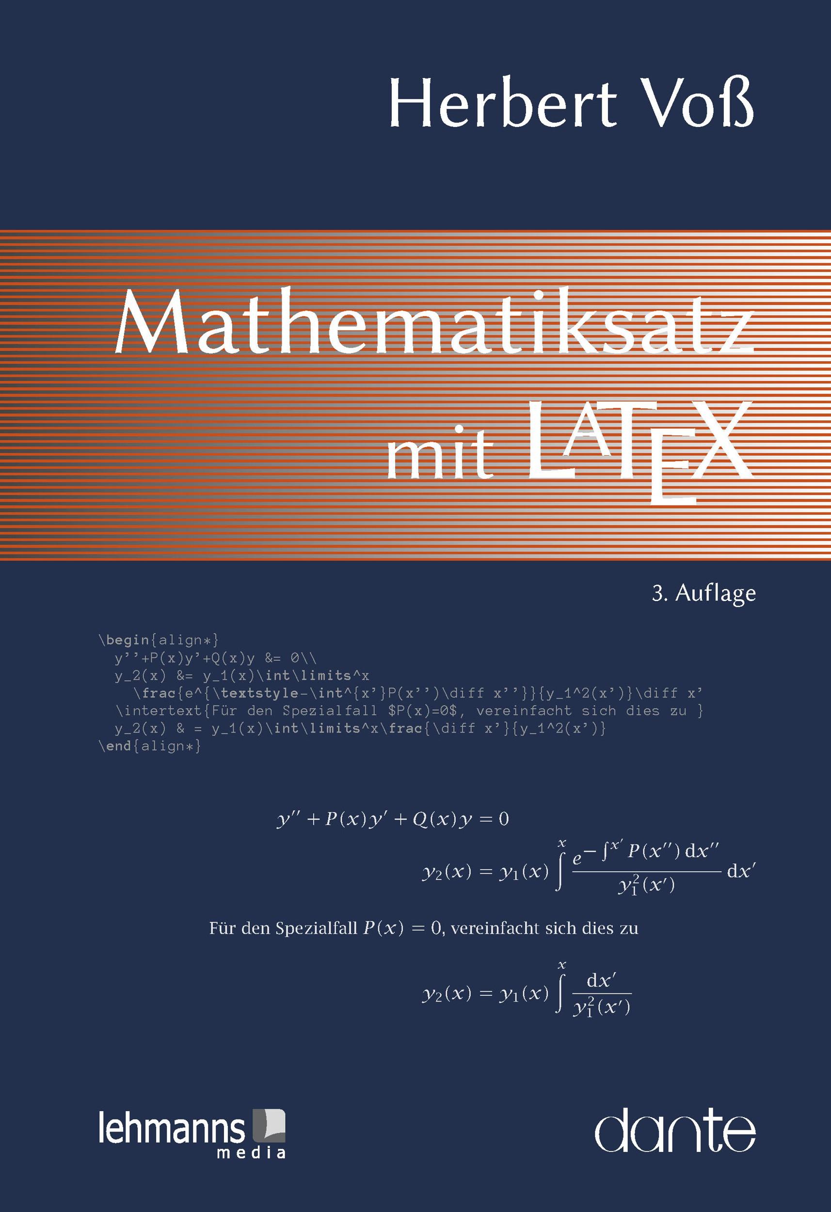 Mathematiksatz mit LaTeX