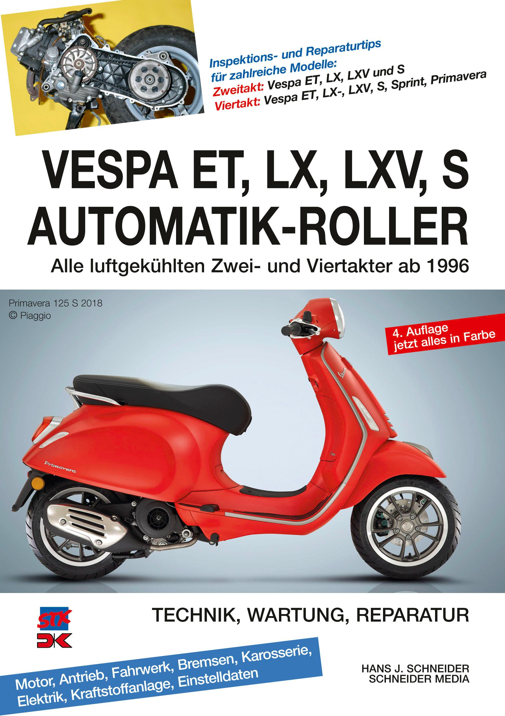 Vespa ET, LX, LXV, S Automatik-Roller