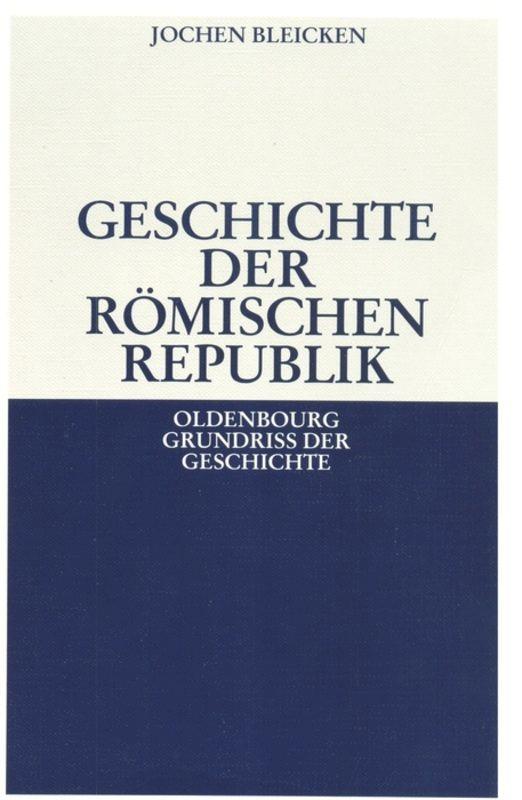 Geschichte der Römischen Republik