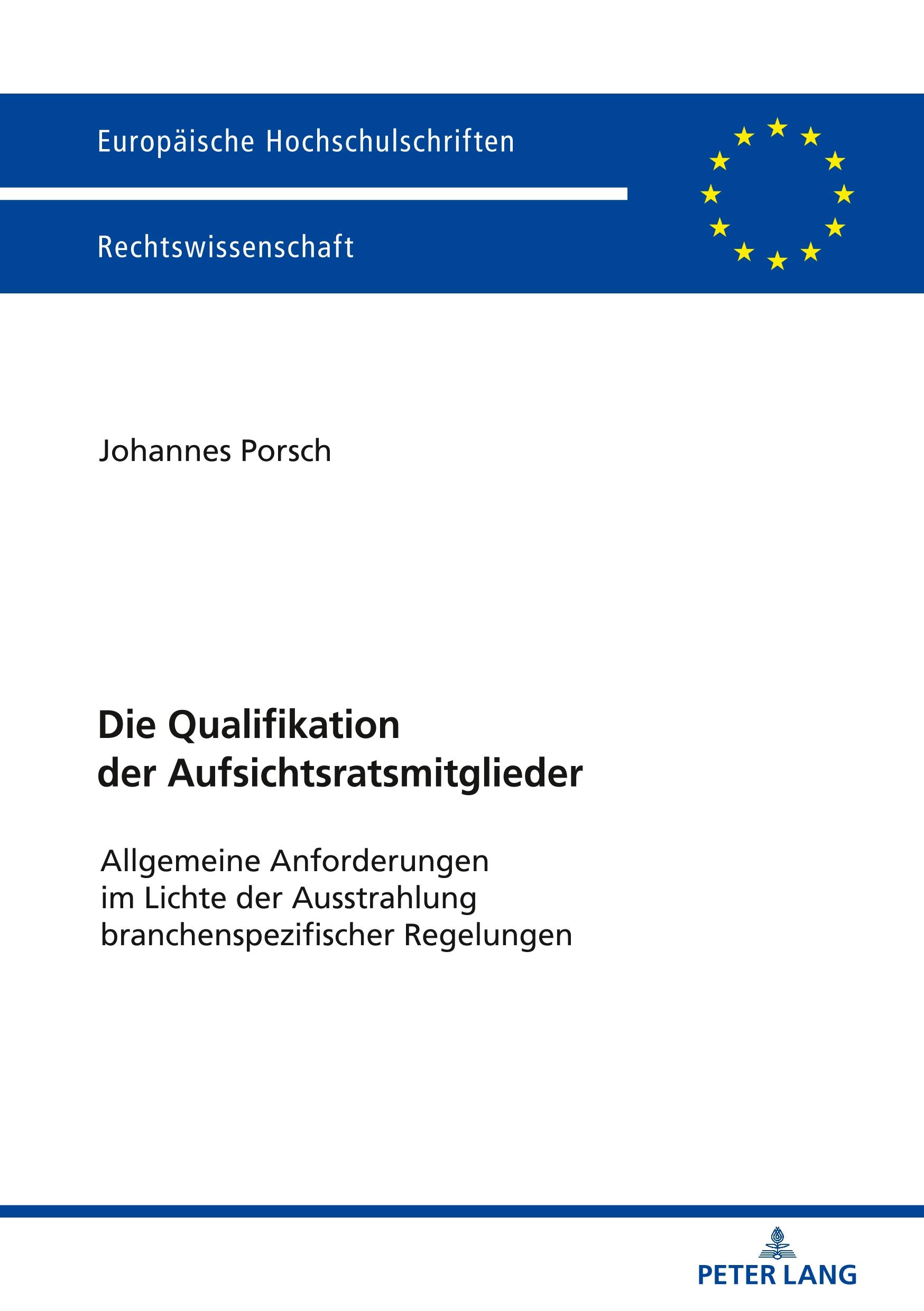 Die Qualifikation der Aufsichtsratsmitglieder