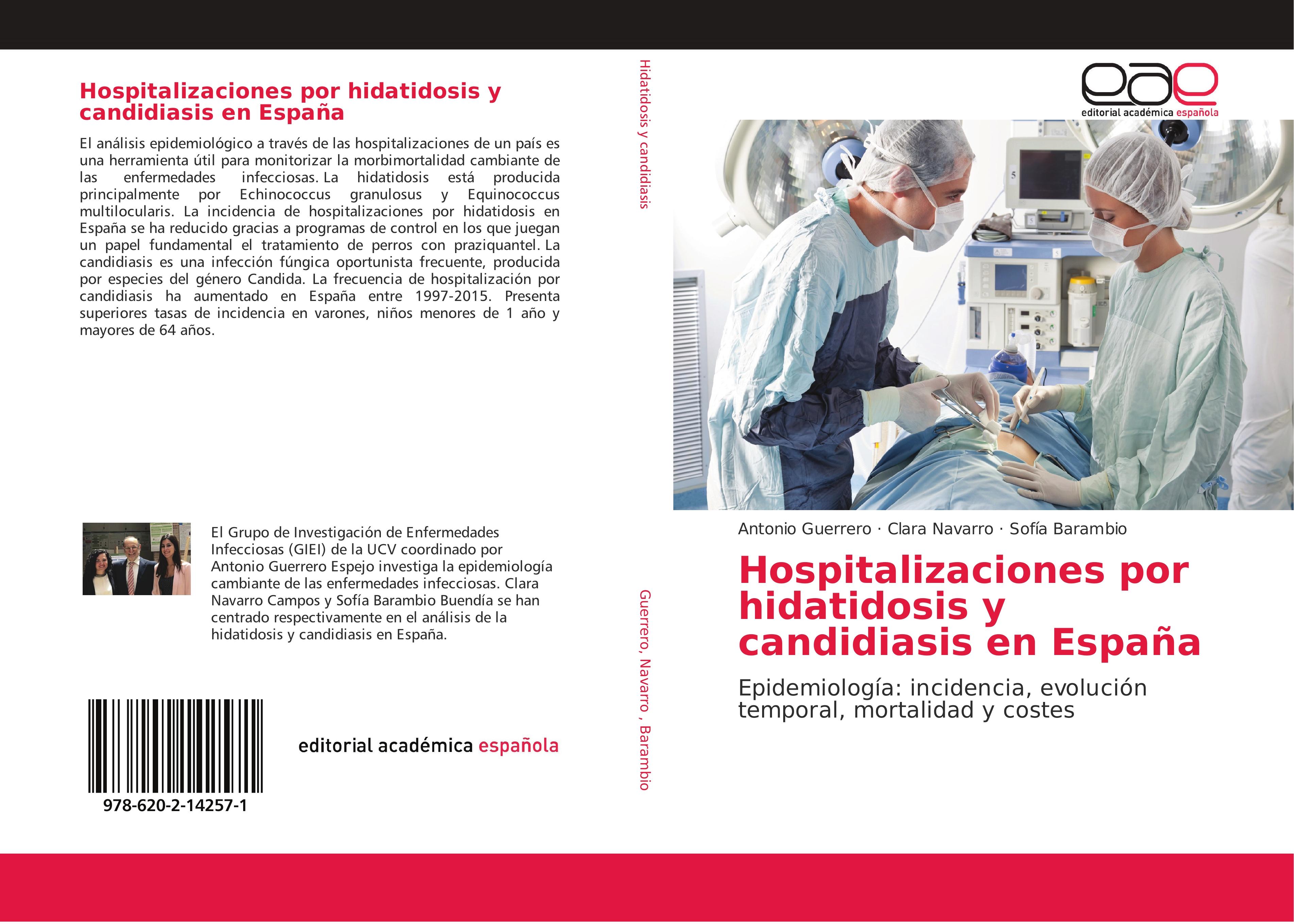 Hospitalizaciones por hidatidosis y candidiasis en España