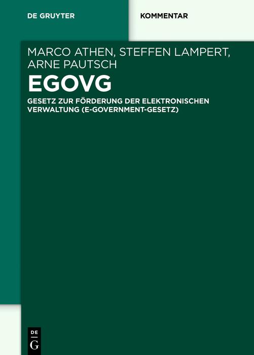 EGovG. (E-Government-Gesetz)