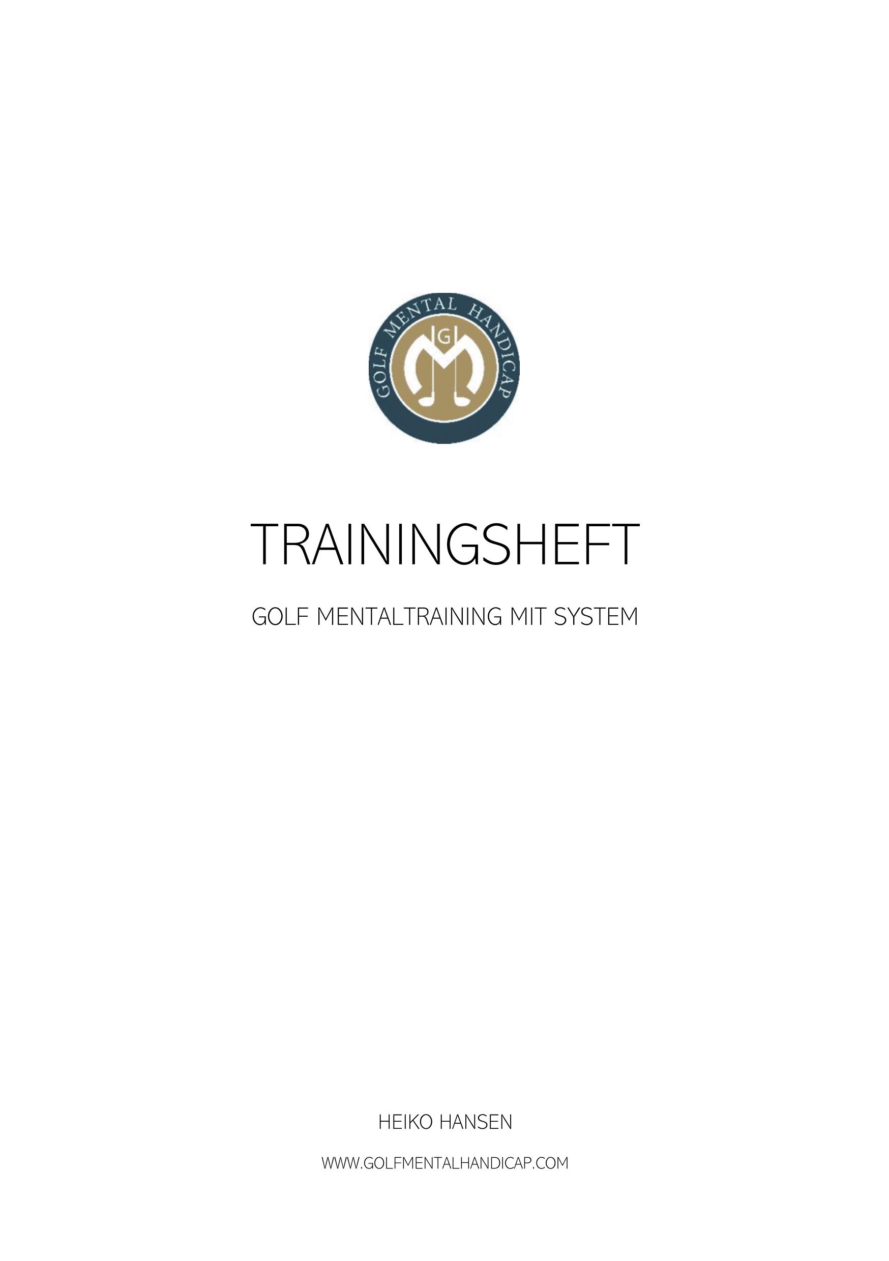 Golf Mental Handicap Trainingsheft