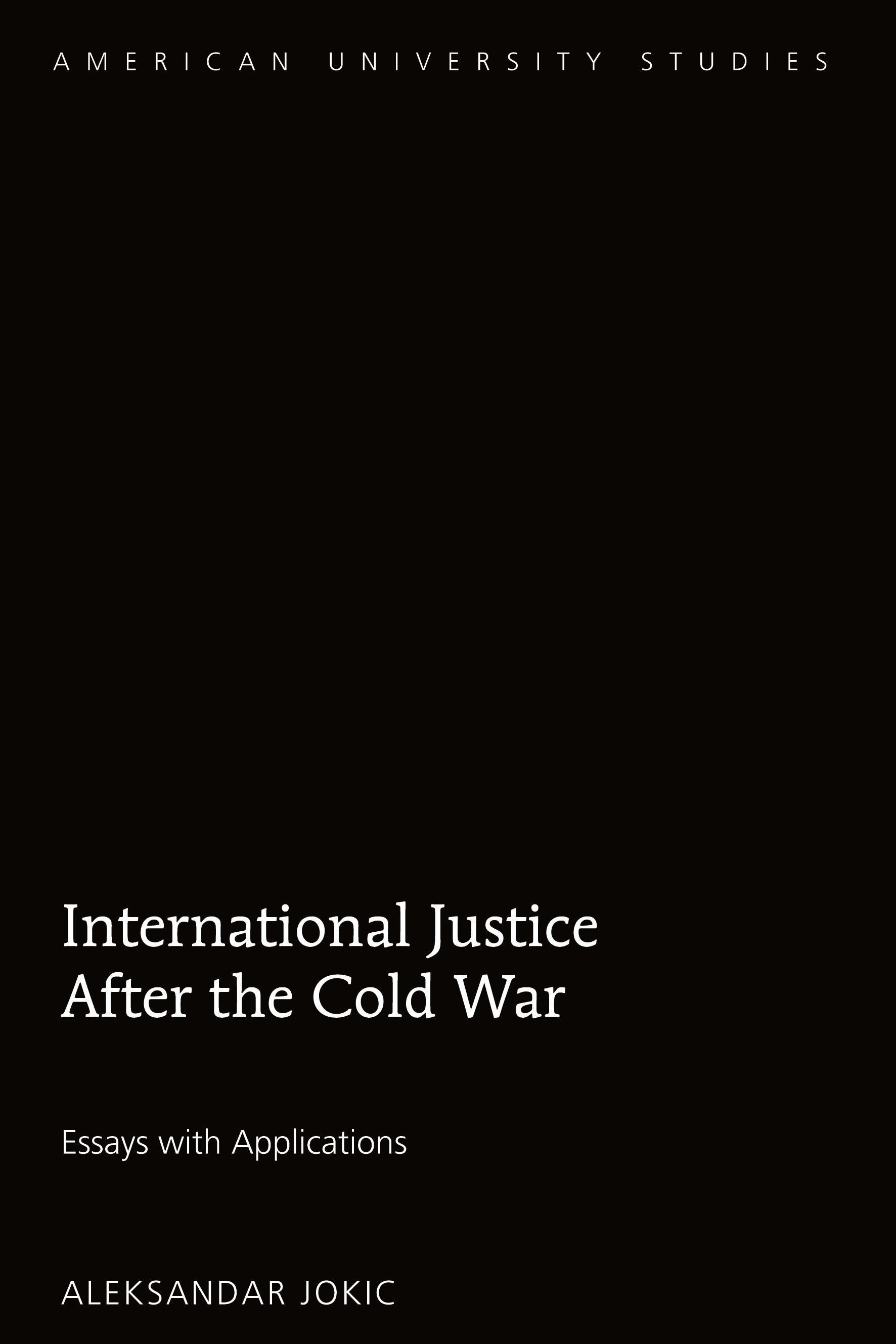 International Justice After the Cold War