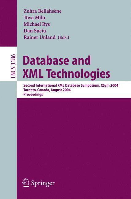 Database and XML Technologies