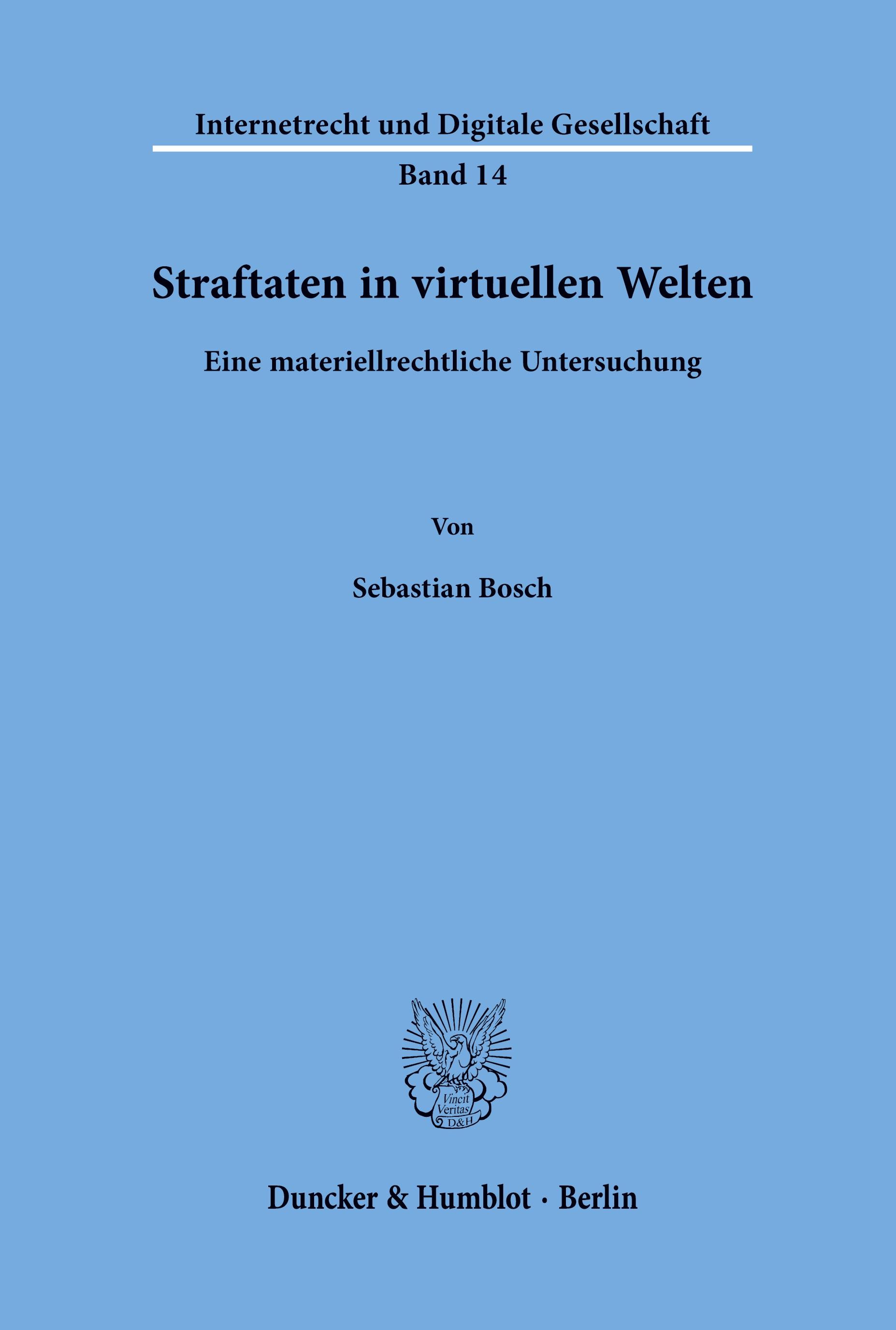 Straftaten in virtuellen Welten.