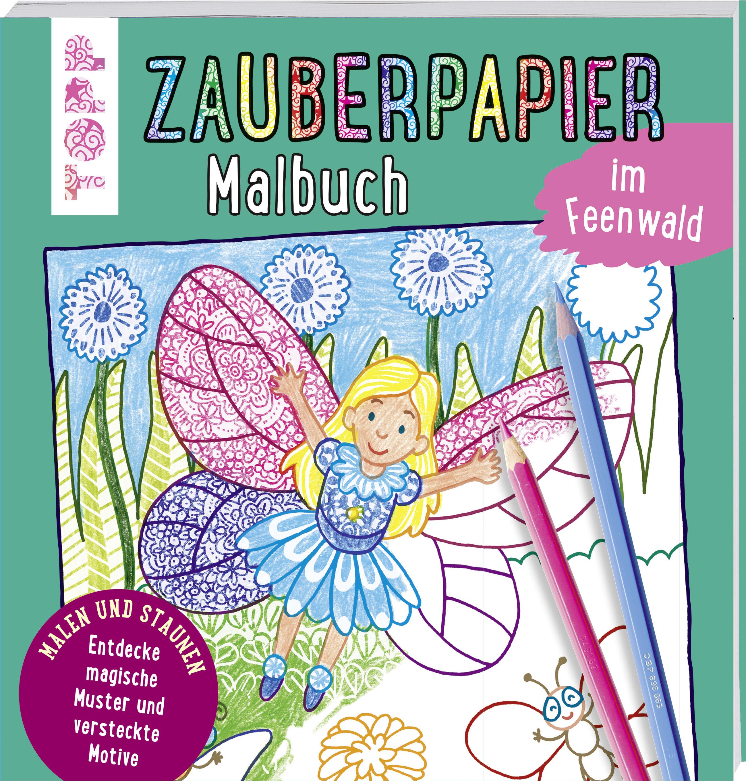 Zauberpapier Malbuch im Feenwald