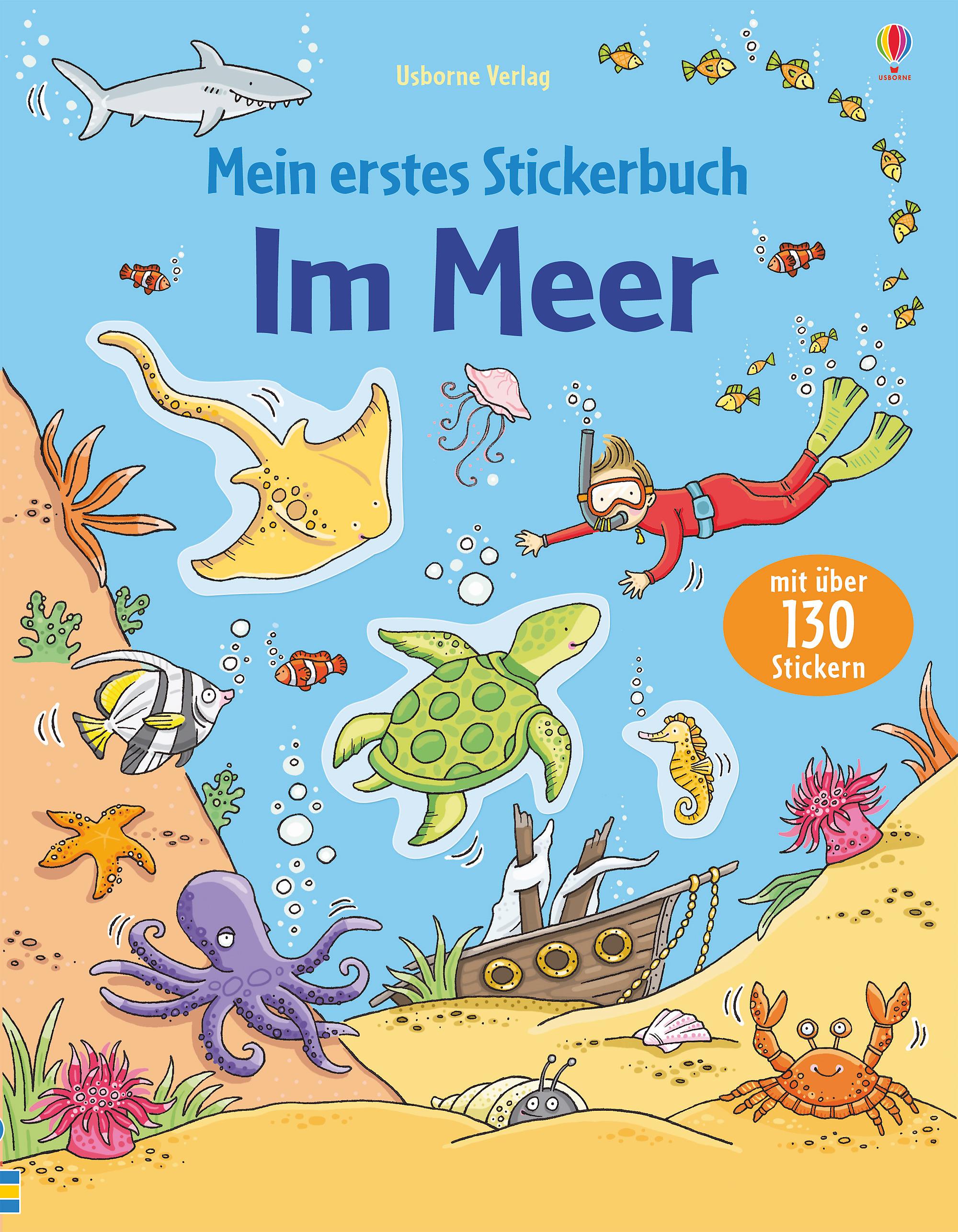 Mein erstes Stickerbuch: Im Meer