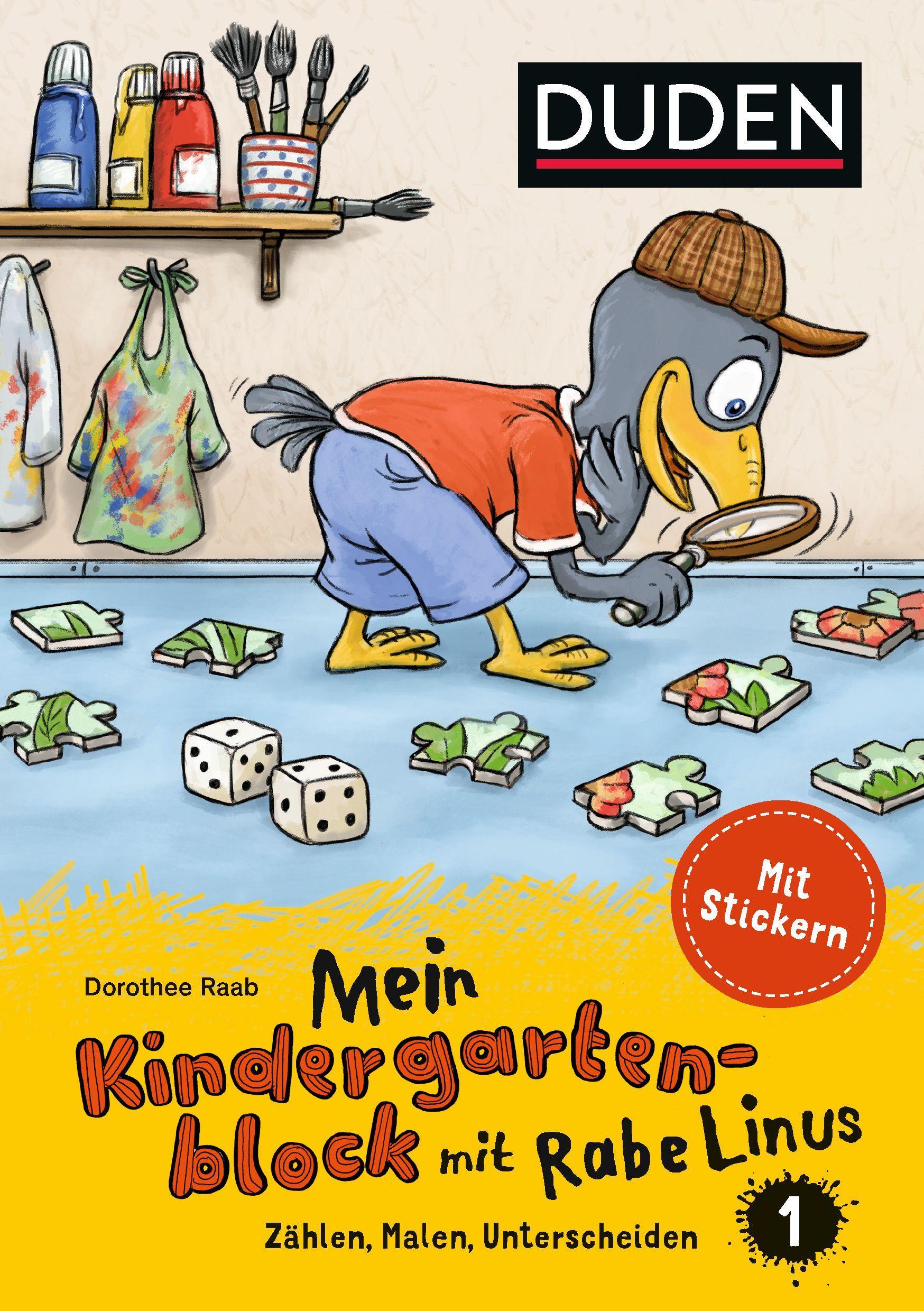 Mein Kindergartenblock mit Rabe Linus 1