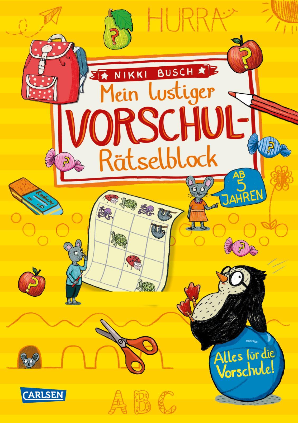 Mein lustiger Vorschul-Rätselblock