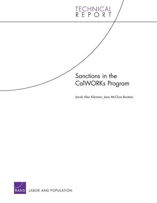 Sanctions in the CalWORKs Program