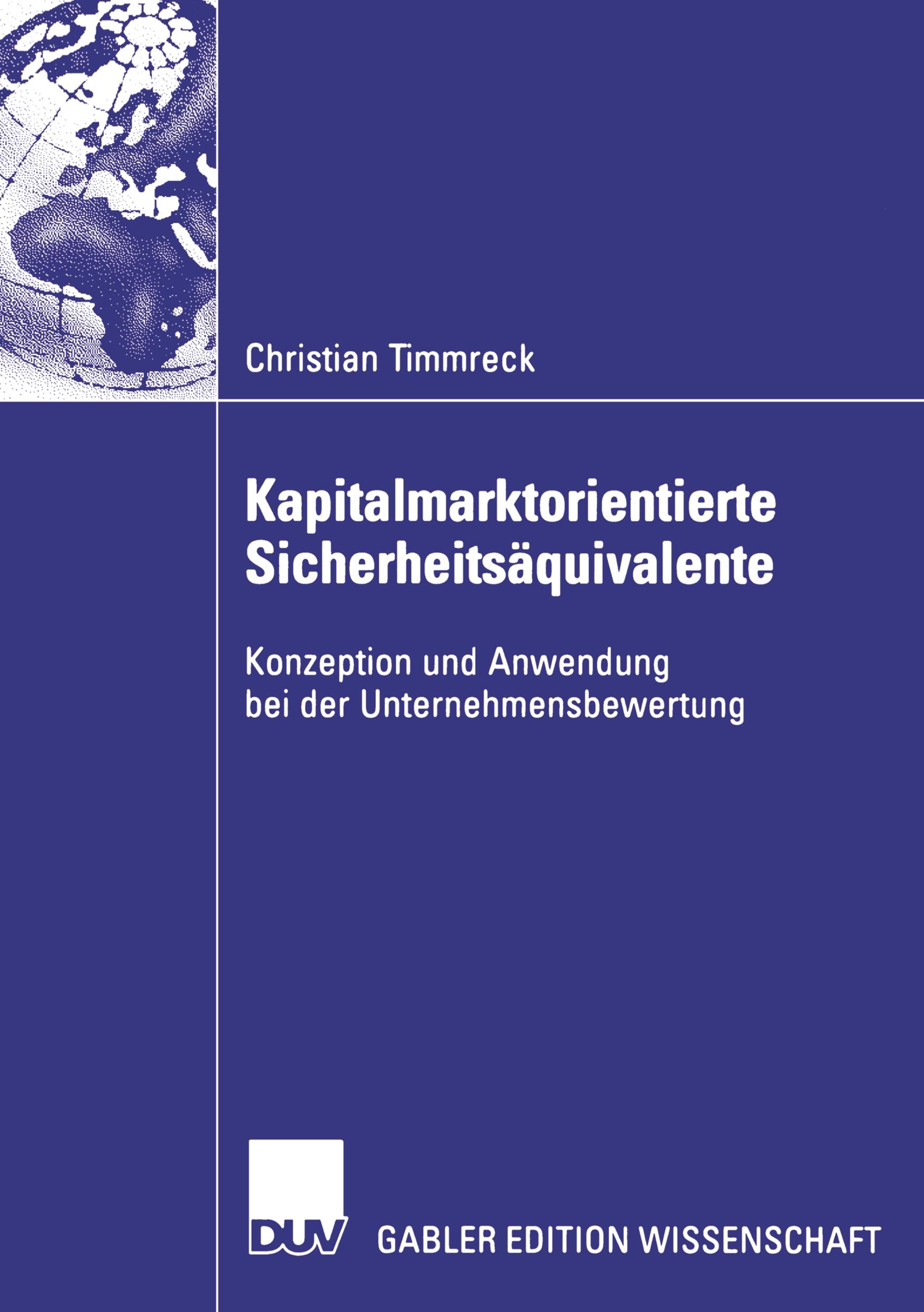 Kapitalmarktorientierte Sicherheitsäquivalente