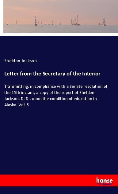 Letter from the Secretary of the Interior