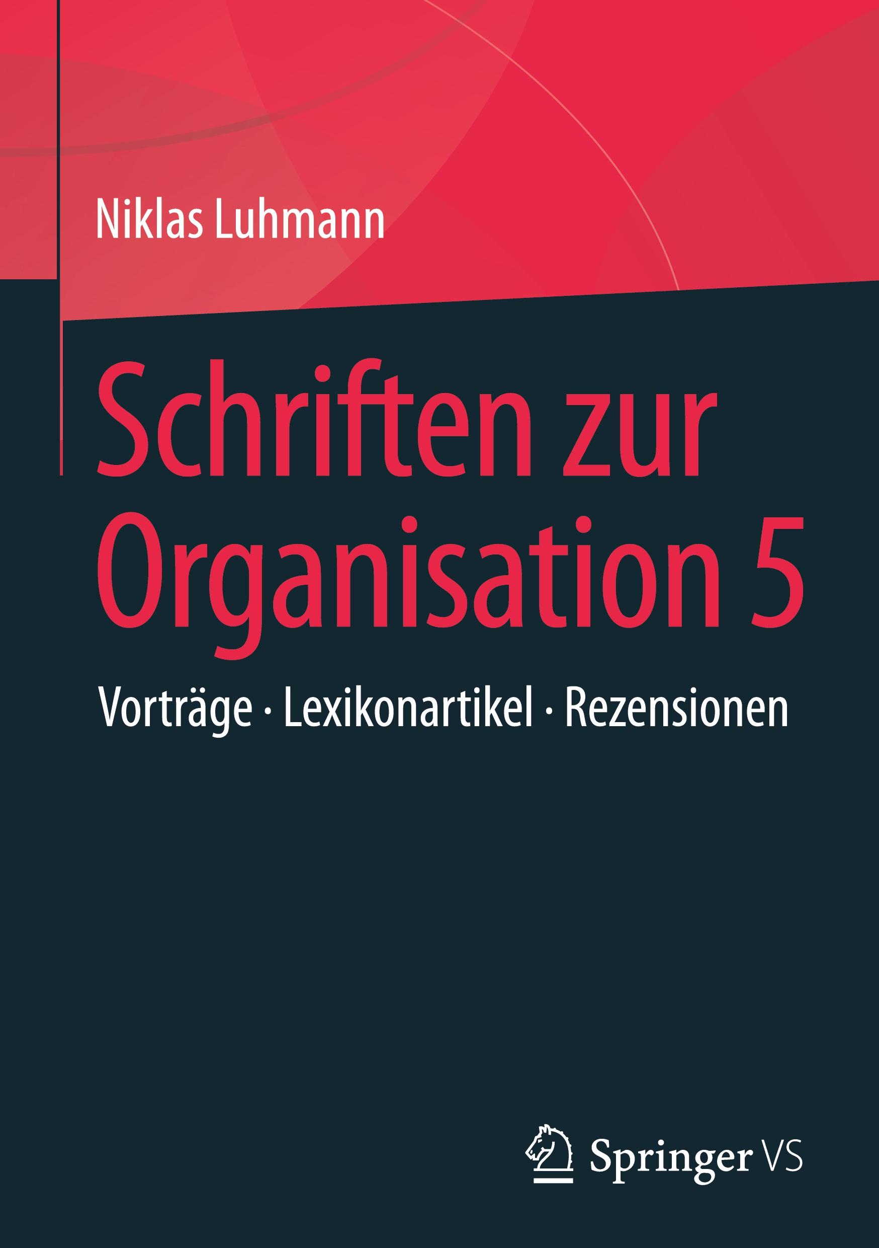 Schriften zur Organisation 5