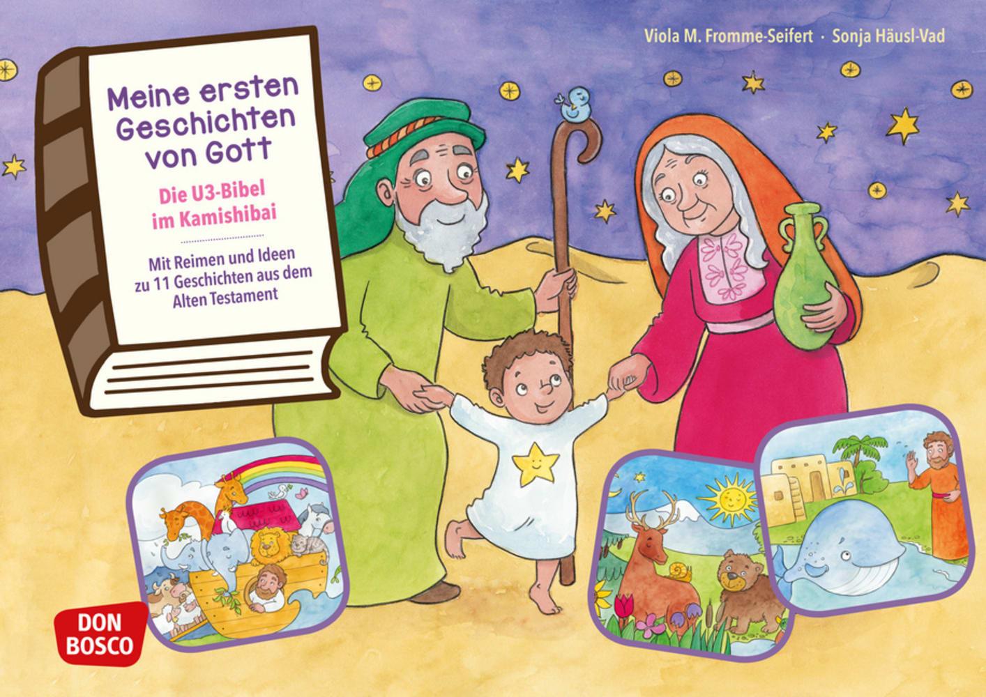 Meine ersten Geschichten von Gott. Die U3-Bibel im Kamishibai. Kamishibai Bildkartenset.