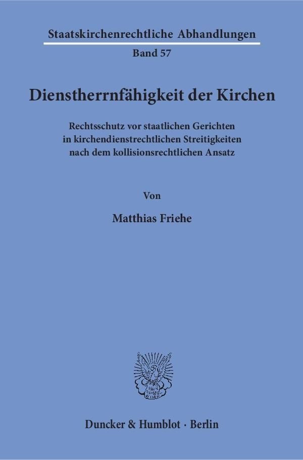 Dienstherrnfähigkeit der Kirchen