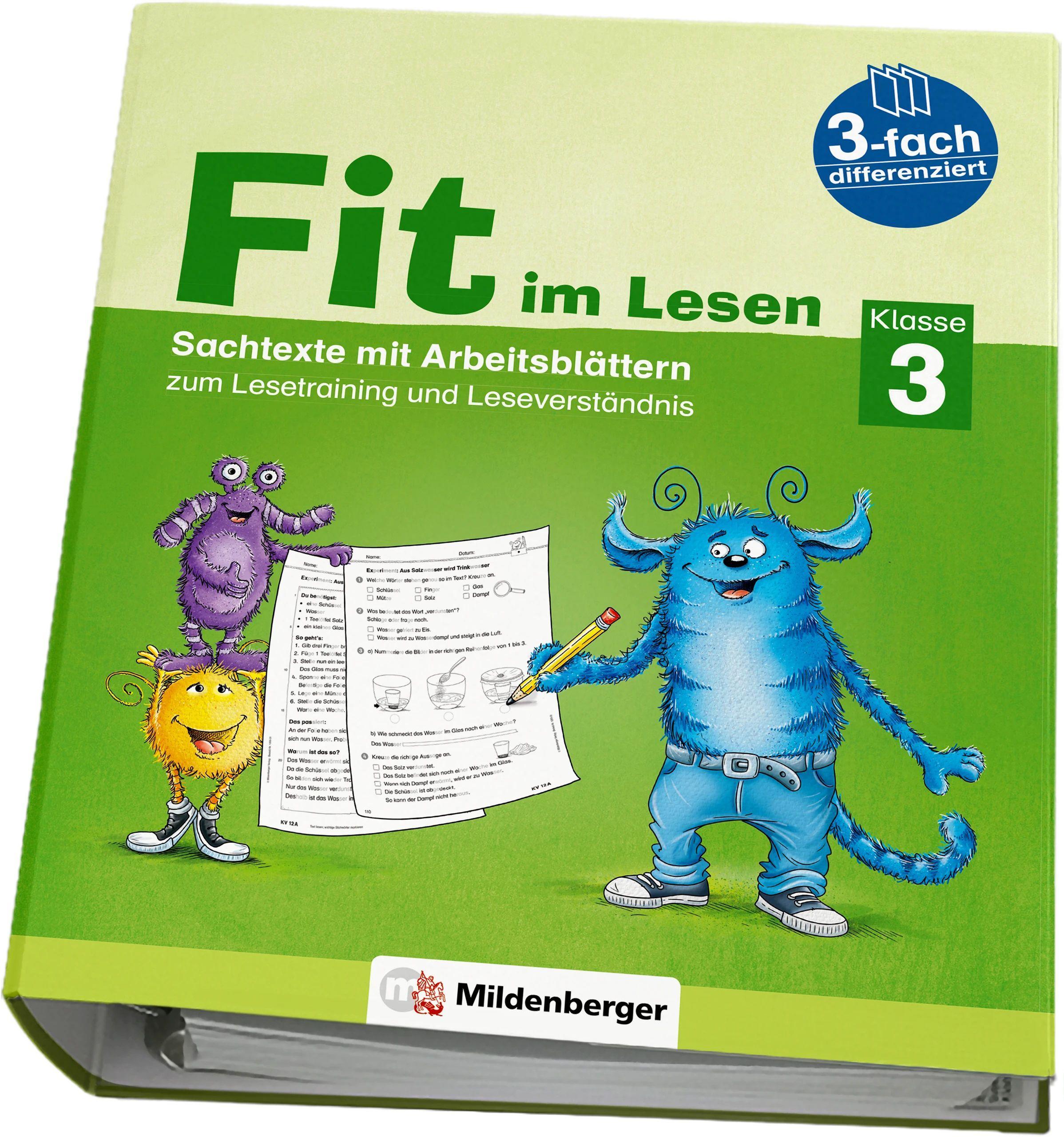 Fit im Lesen - Sachtexte, Klasse 3