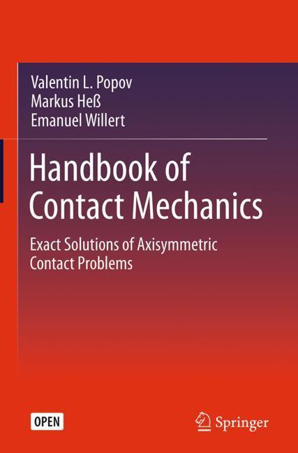 Handbook of Contact Mechanics