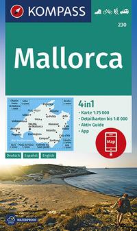 KOMPASS Wanderkarte 230 Mallorca 1:75.000