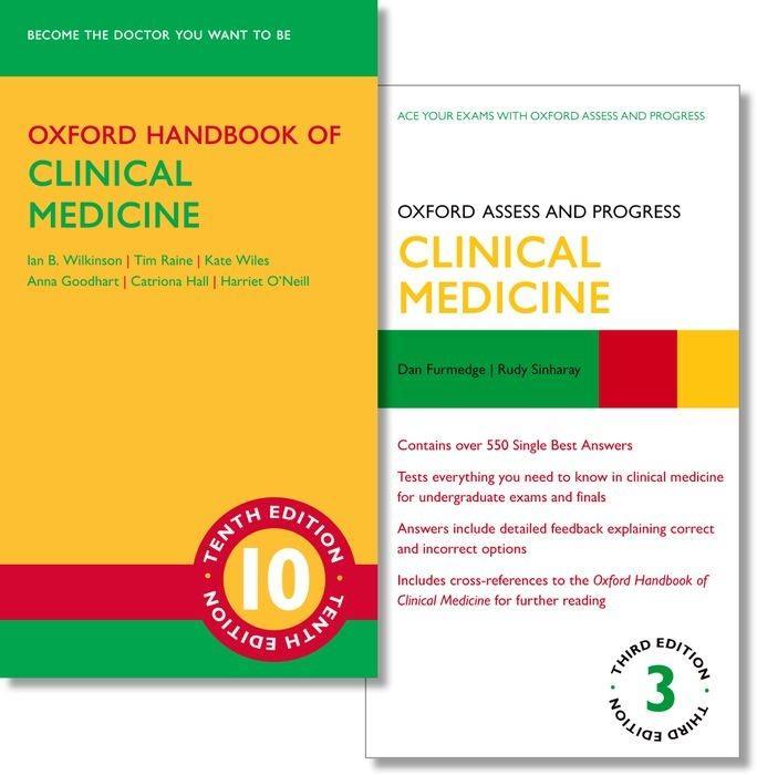 Oxford Handbook of Clinical Medicine 10e and Oxford Assess and Progress: Clinical Medicine 3e