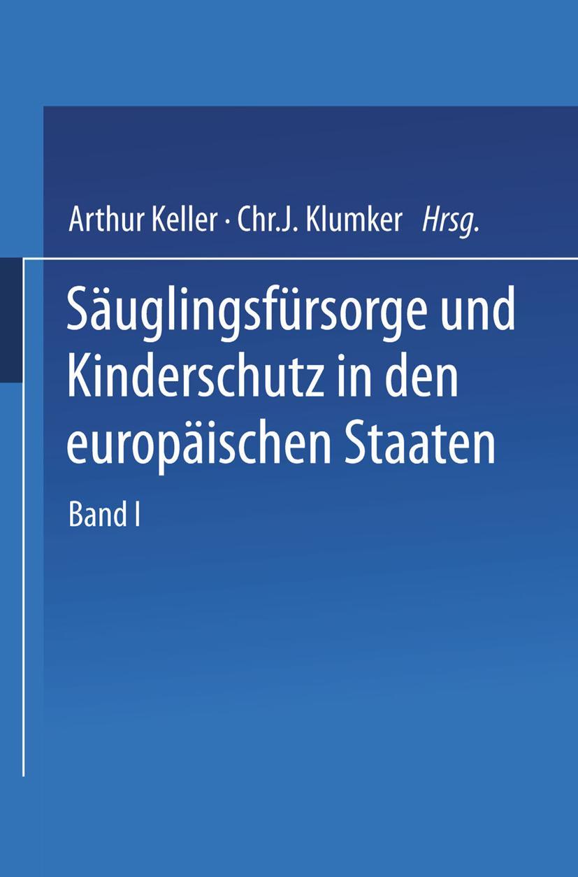 Säuglingsfürsorge und Kinderschutz in den europäischen Staaten