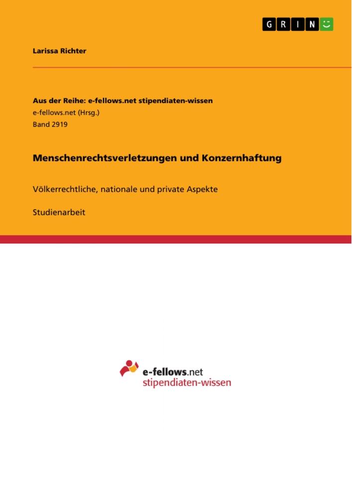 Menschenrechtsverletzungen und Konzernhaftung