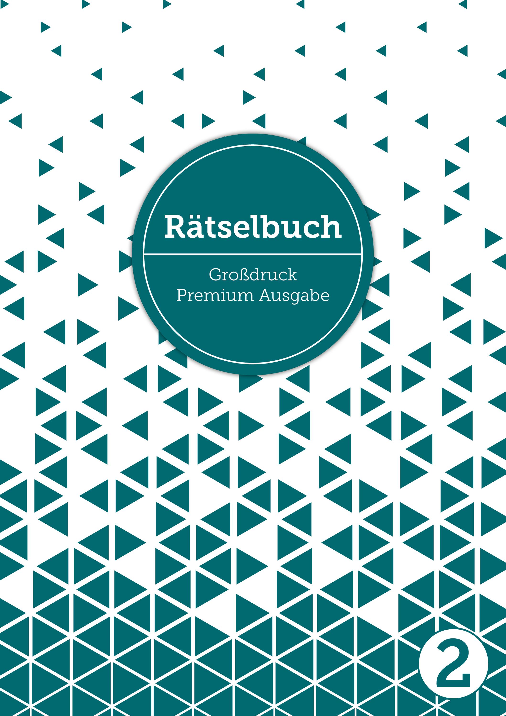 Deluxe Rätselbuch Band 2. Rätselblock für Erwachsene, Senioren und Rentner im DIN A4-Format mit extra großem Druck. Inkl. Kreuzworträtsel, Sudoku, Stradoku, Rätselpyramide, Schwedenrätsel, uvm. Raetselblock mit Kreuzwortraetsel für Erwachsene in extra gro