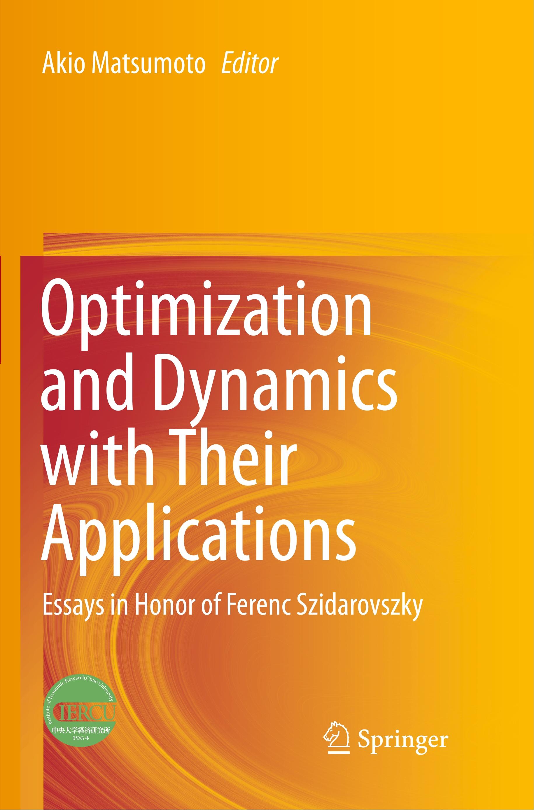 Optimization and Dynamics with Their Applications