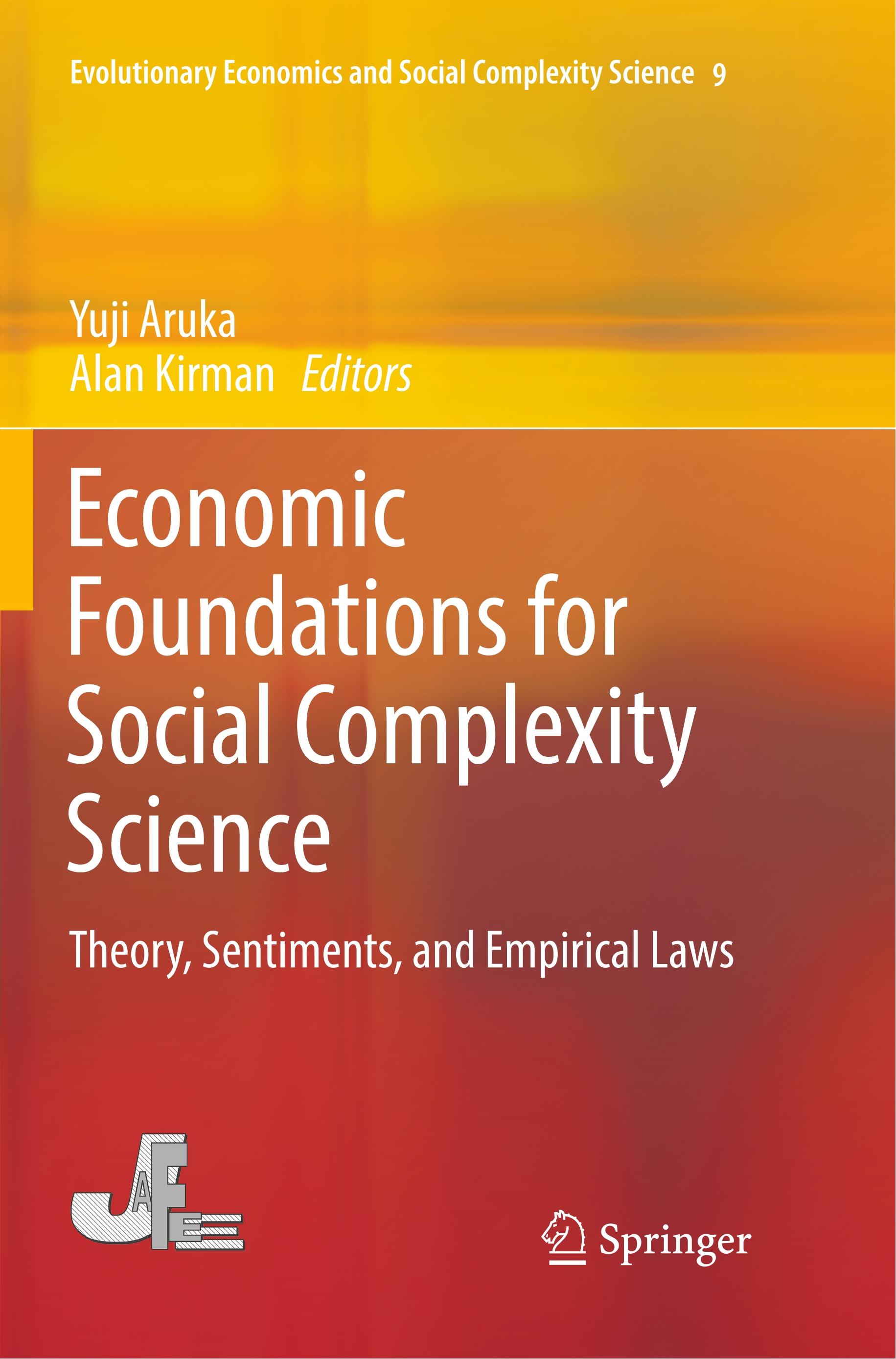 Economic Foundations for Social Complexity Science