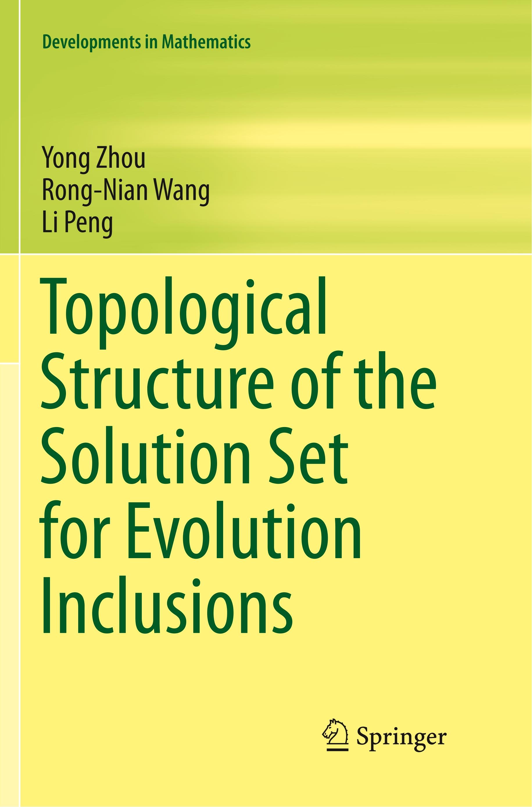 Topological Structure of  the Solution Set for Evolution Inclusions