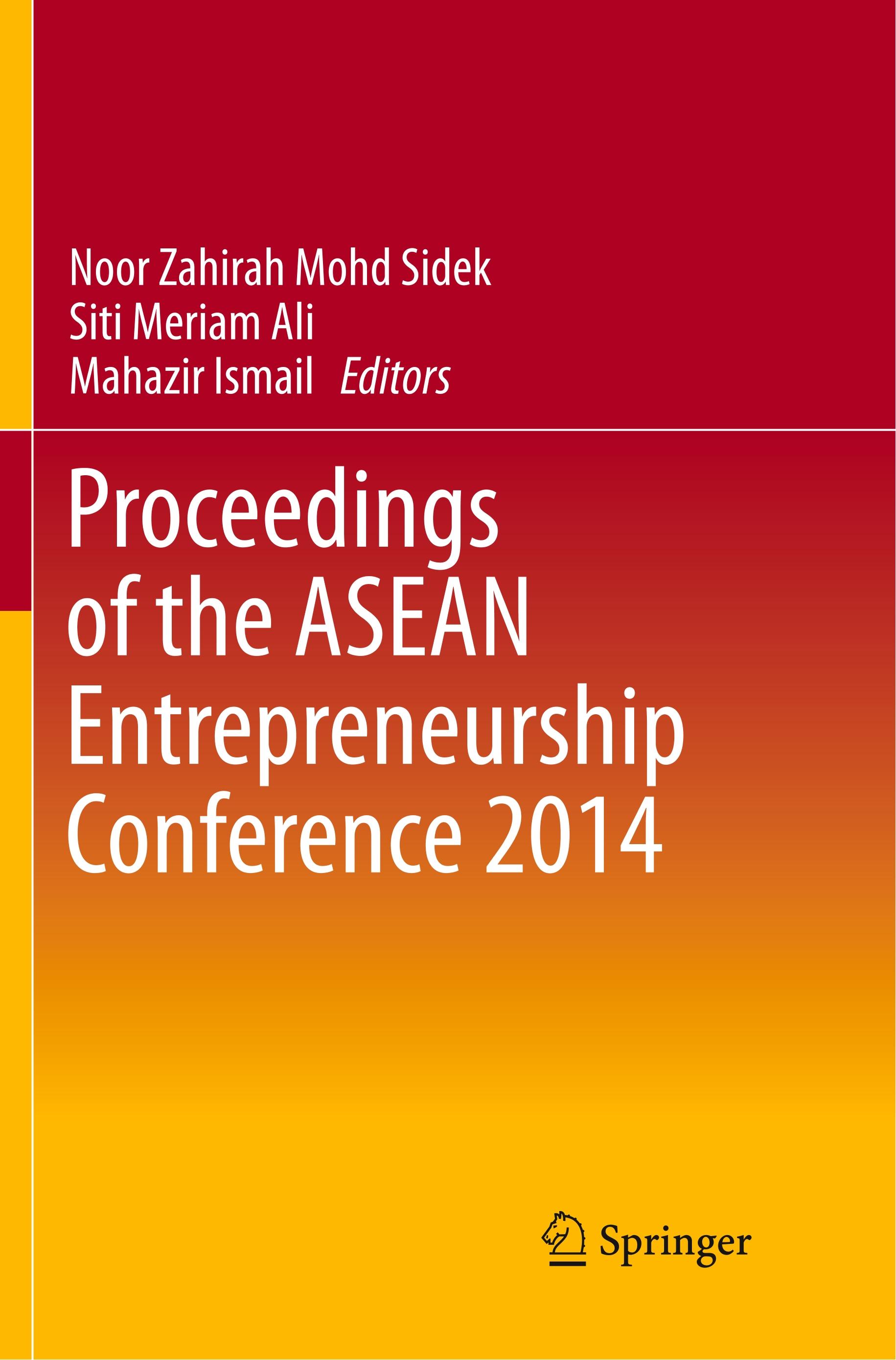 Proceedings of the ASEAN Entrepreneurship Conference 2014