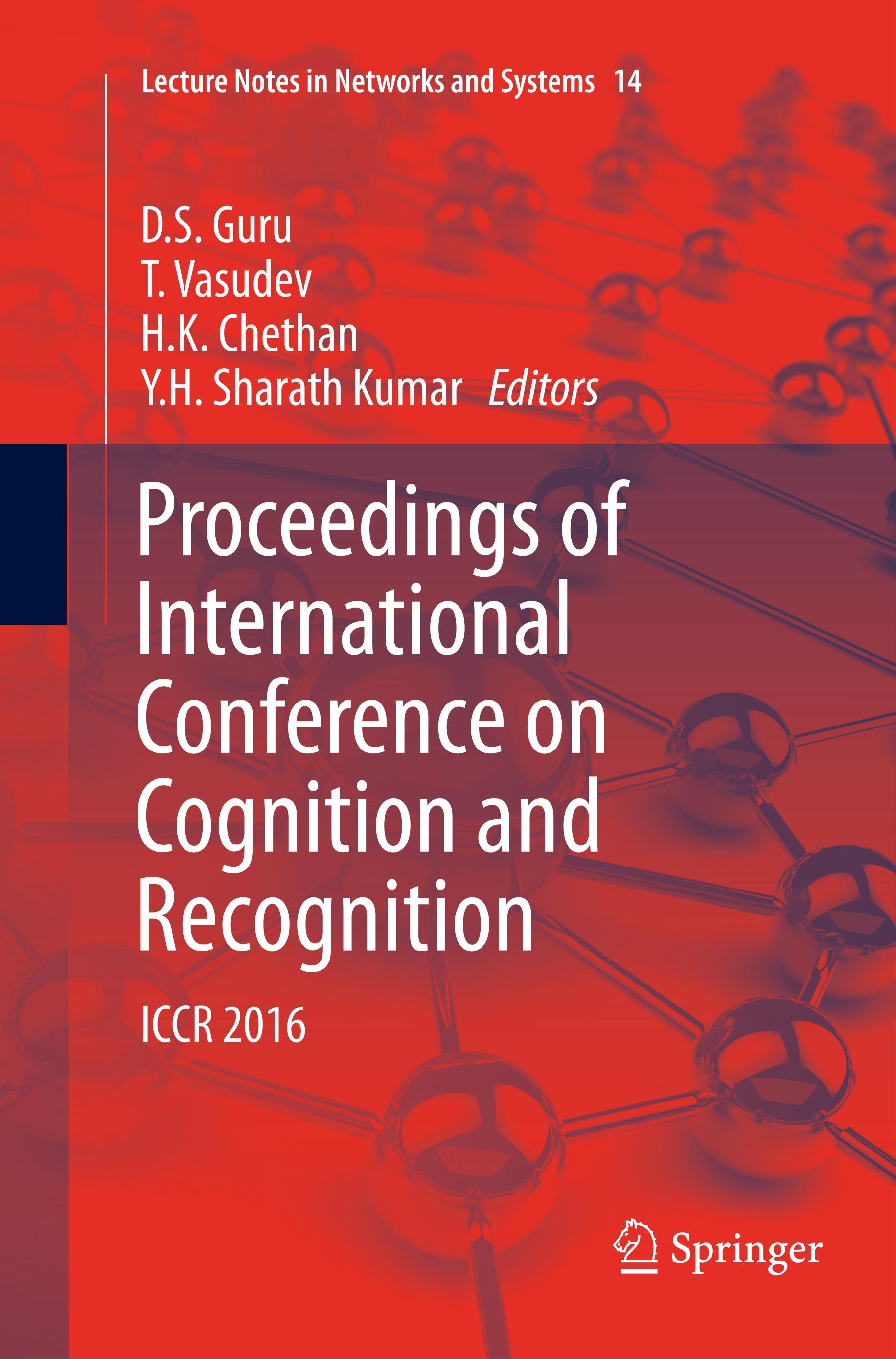 Proceedings of International Conference on Cognition and Recognition