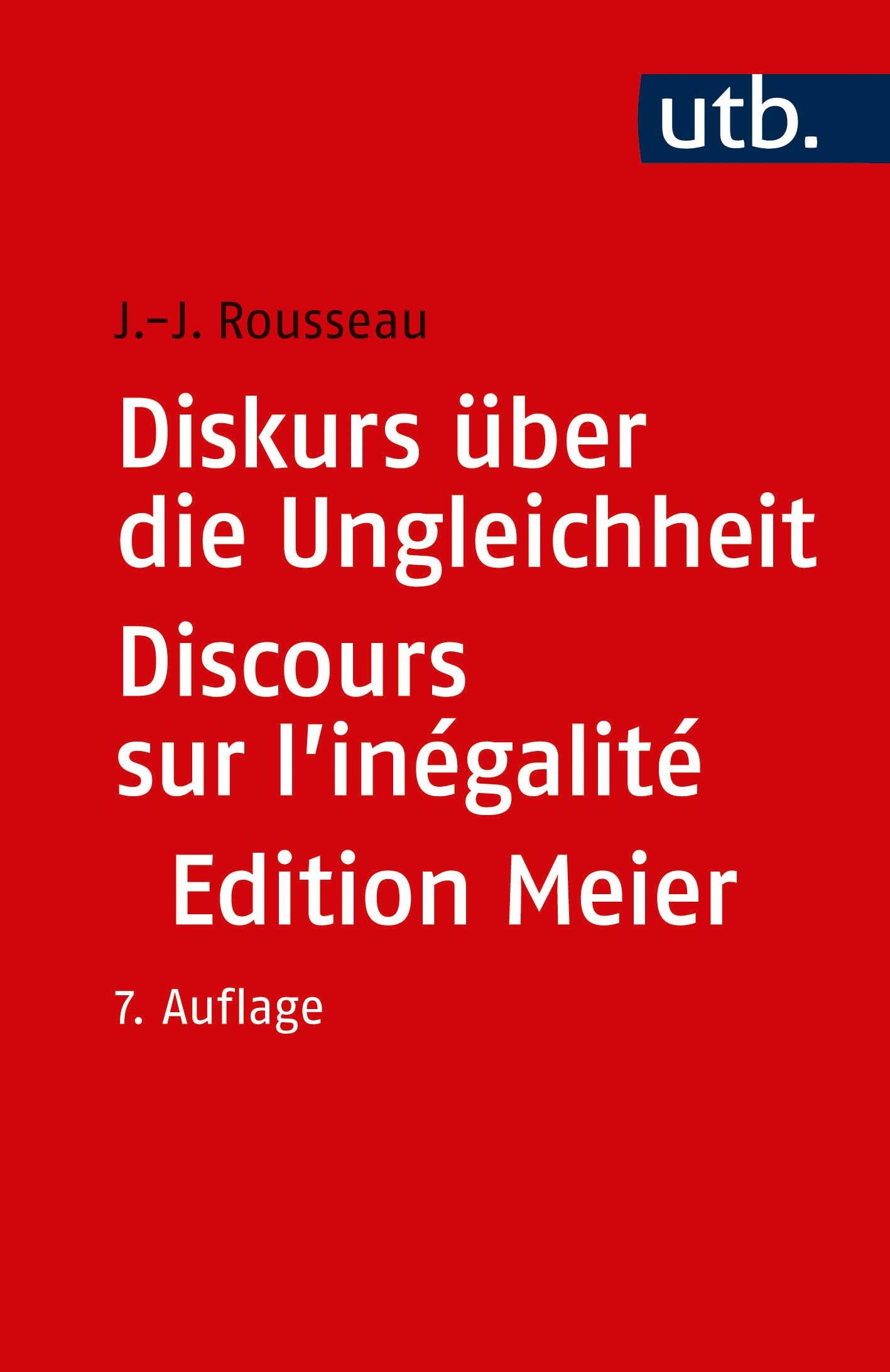 Diskurs über die Ungleichheit  Discours sur l'inégalité