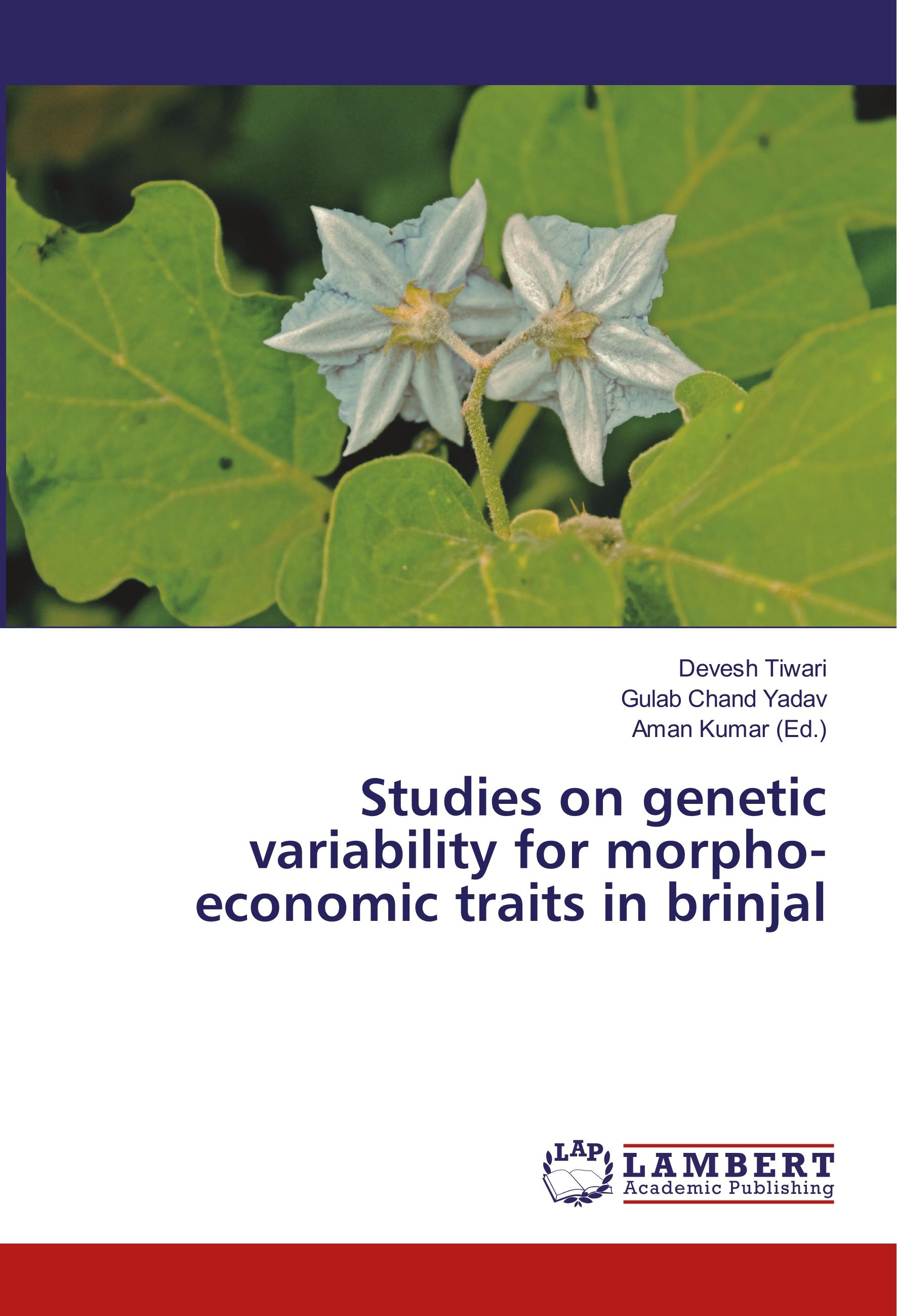 Studies on genetic variability for morpho-economic traits in brinjal