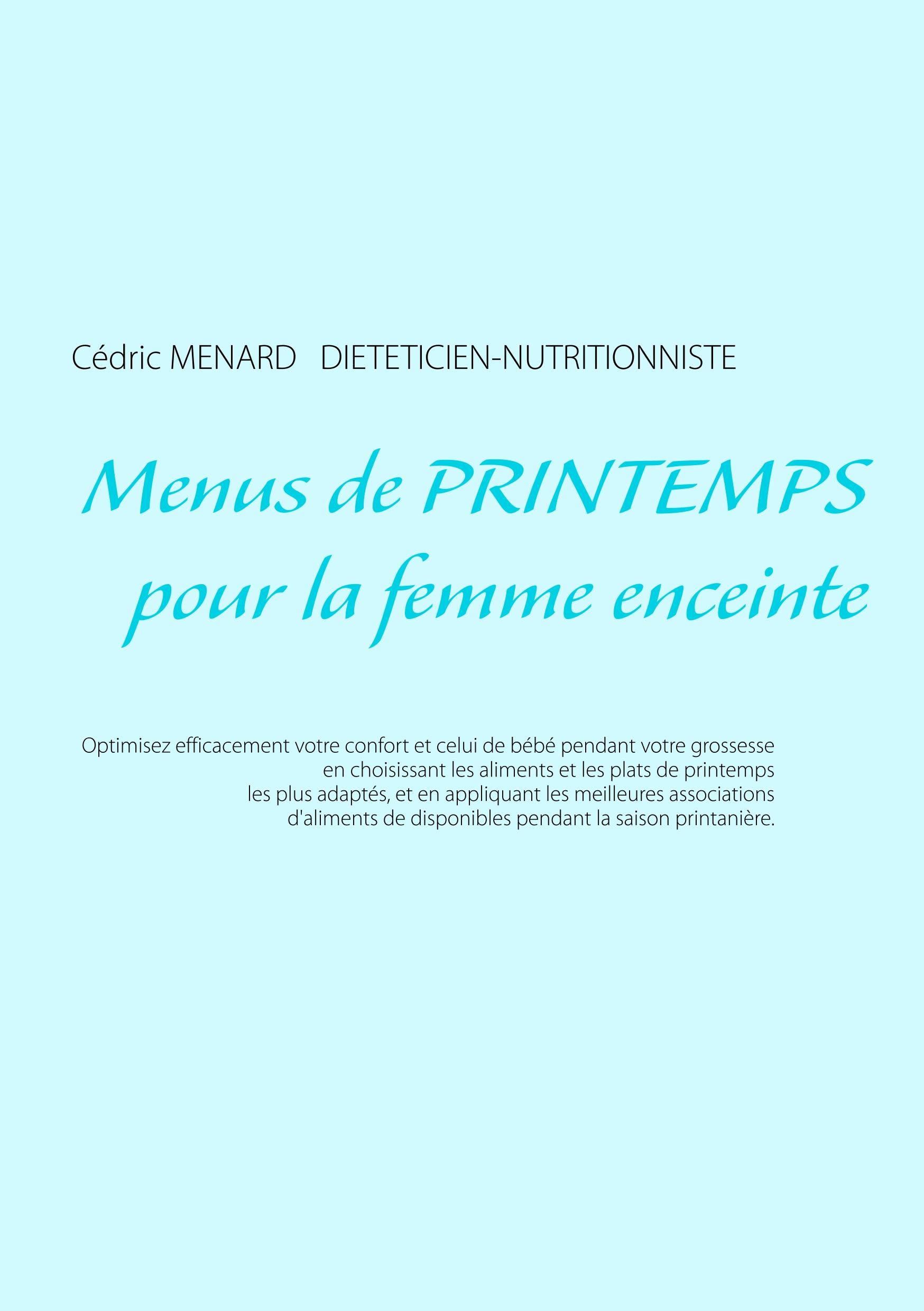 Menus de printemps pour la femme enceinte