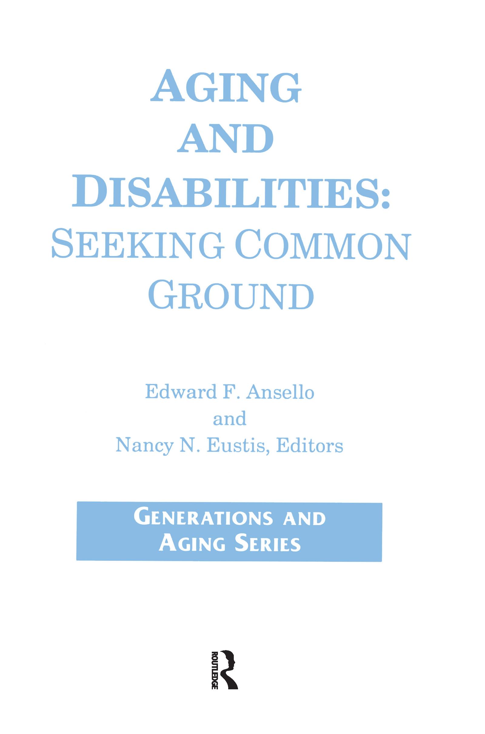 Aging and Disabilities