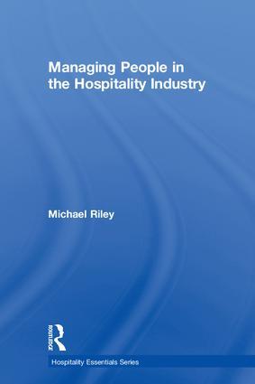 Managing People in the Hospitality Industry